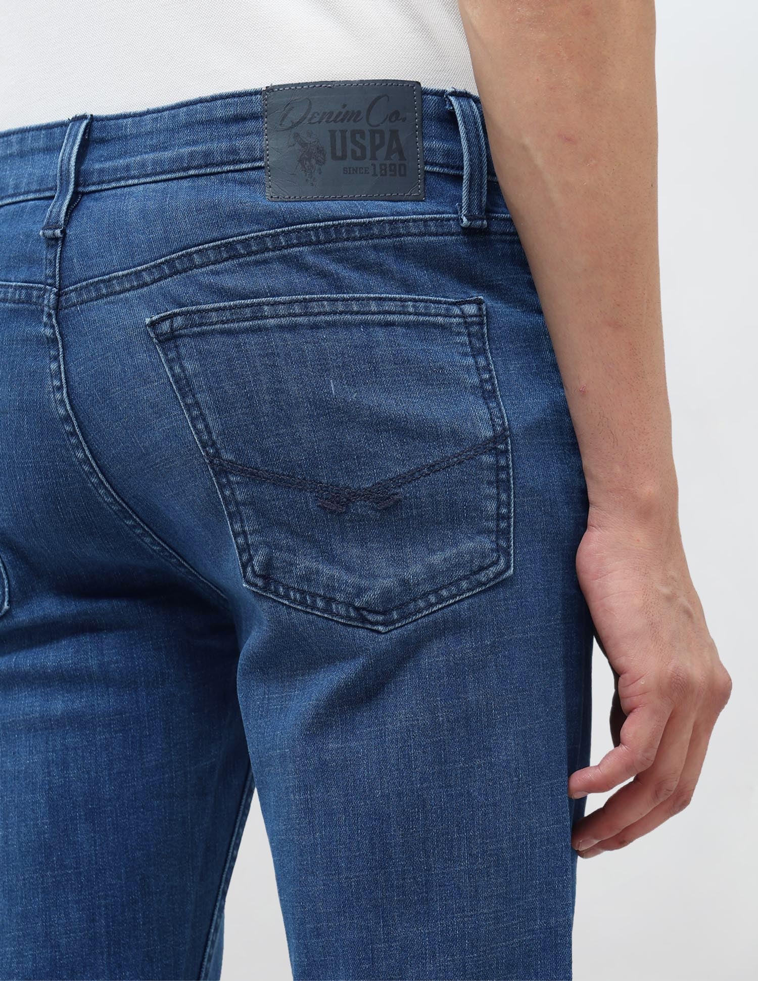 Regallo Skinny Fit Blue Jeans - Image 8