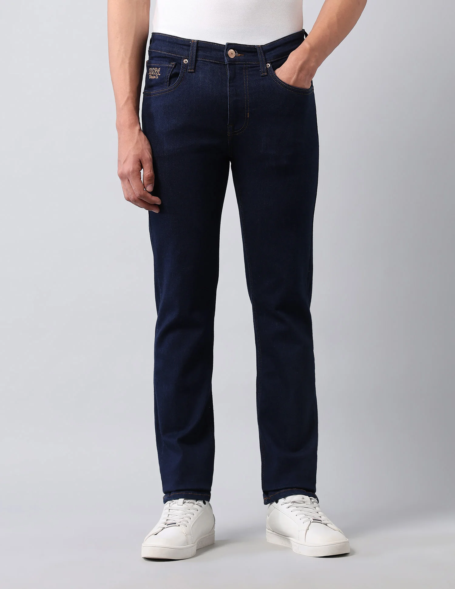 Regallo Skinny Fit Blue Jeans - Image 6