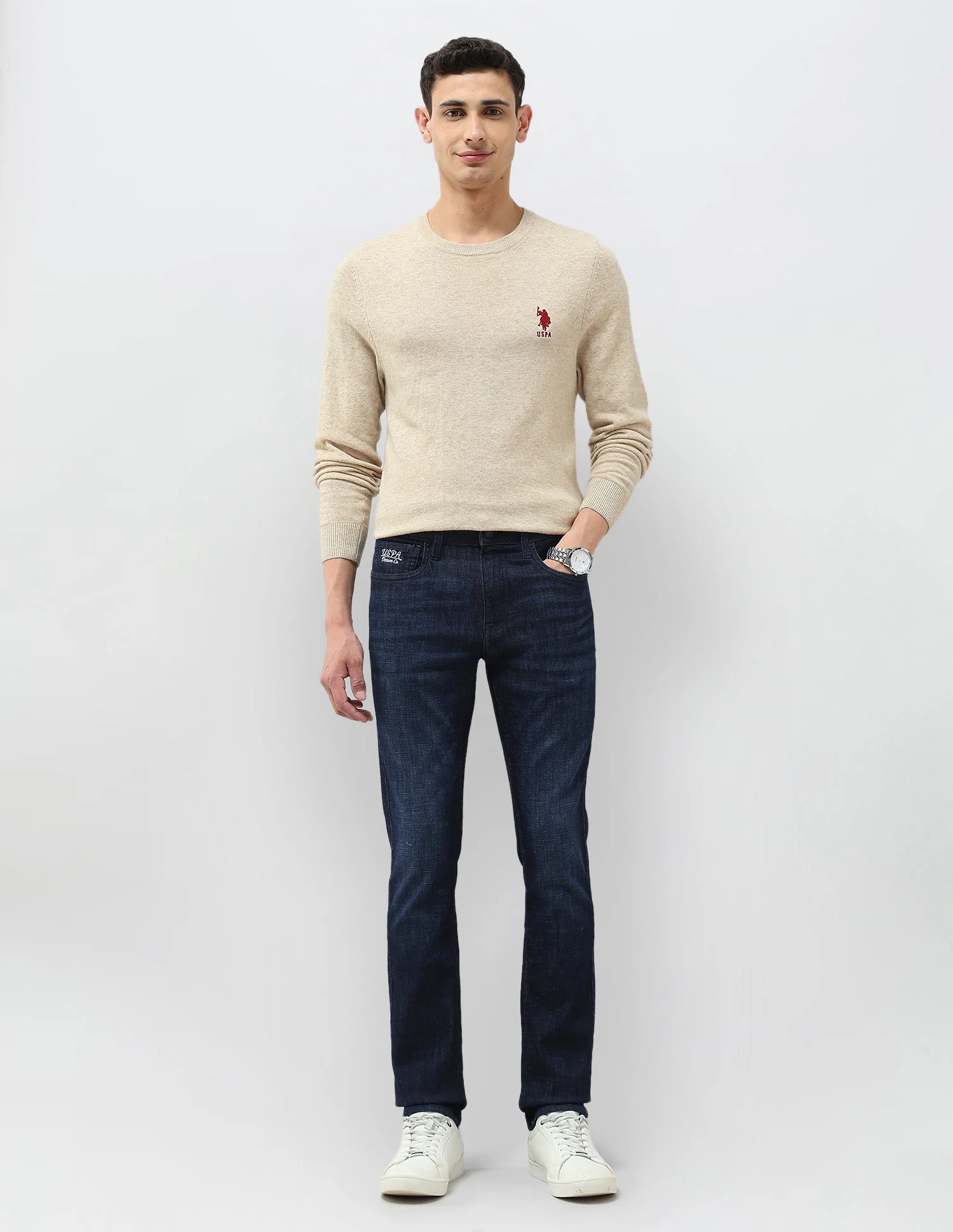 Regallo Skinny Fit Blue Jeans - Image 3