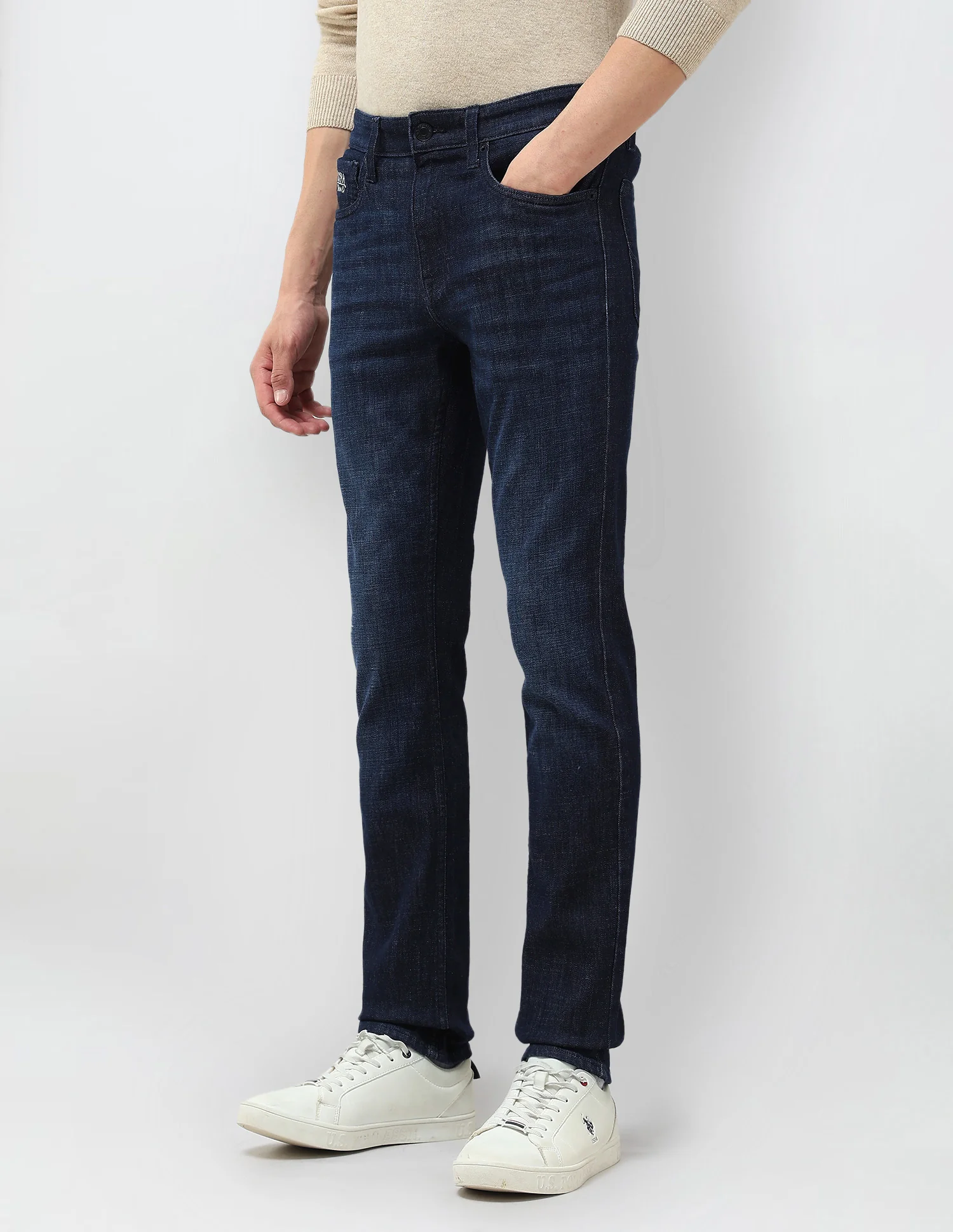 Regallo Skinny Fit Blue Jeans - Image 4