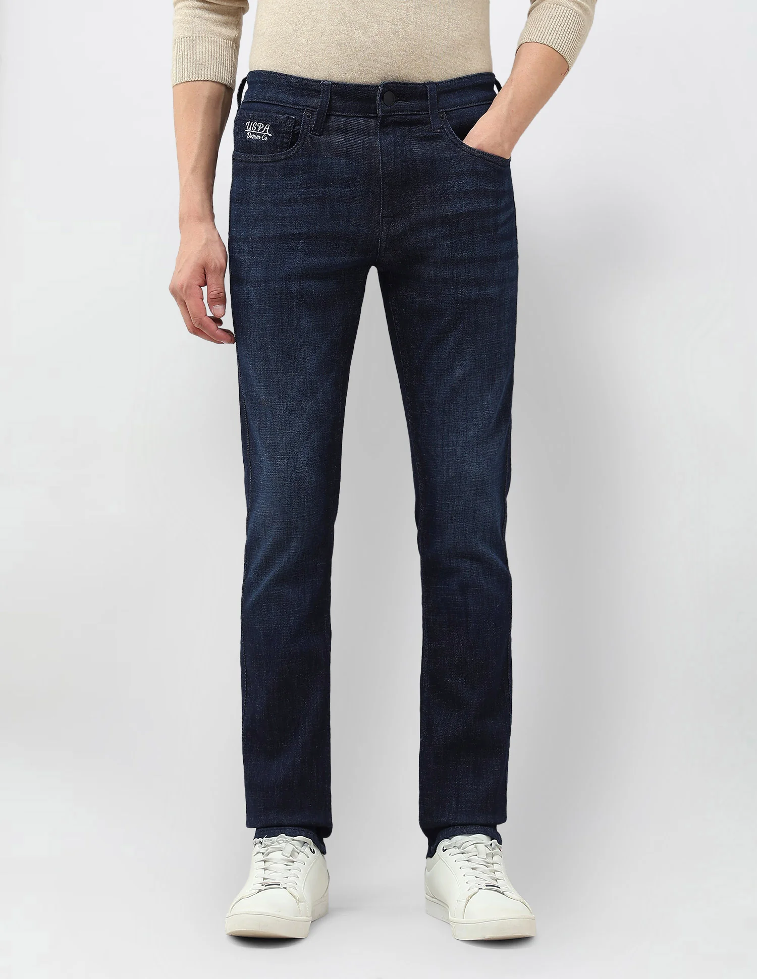 Regallo Skinny Fit Blue Jeans - Image 6