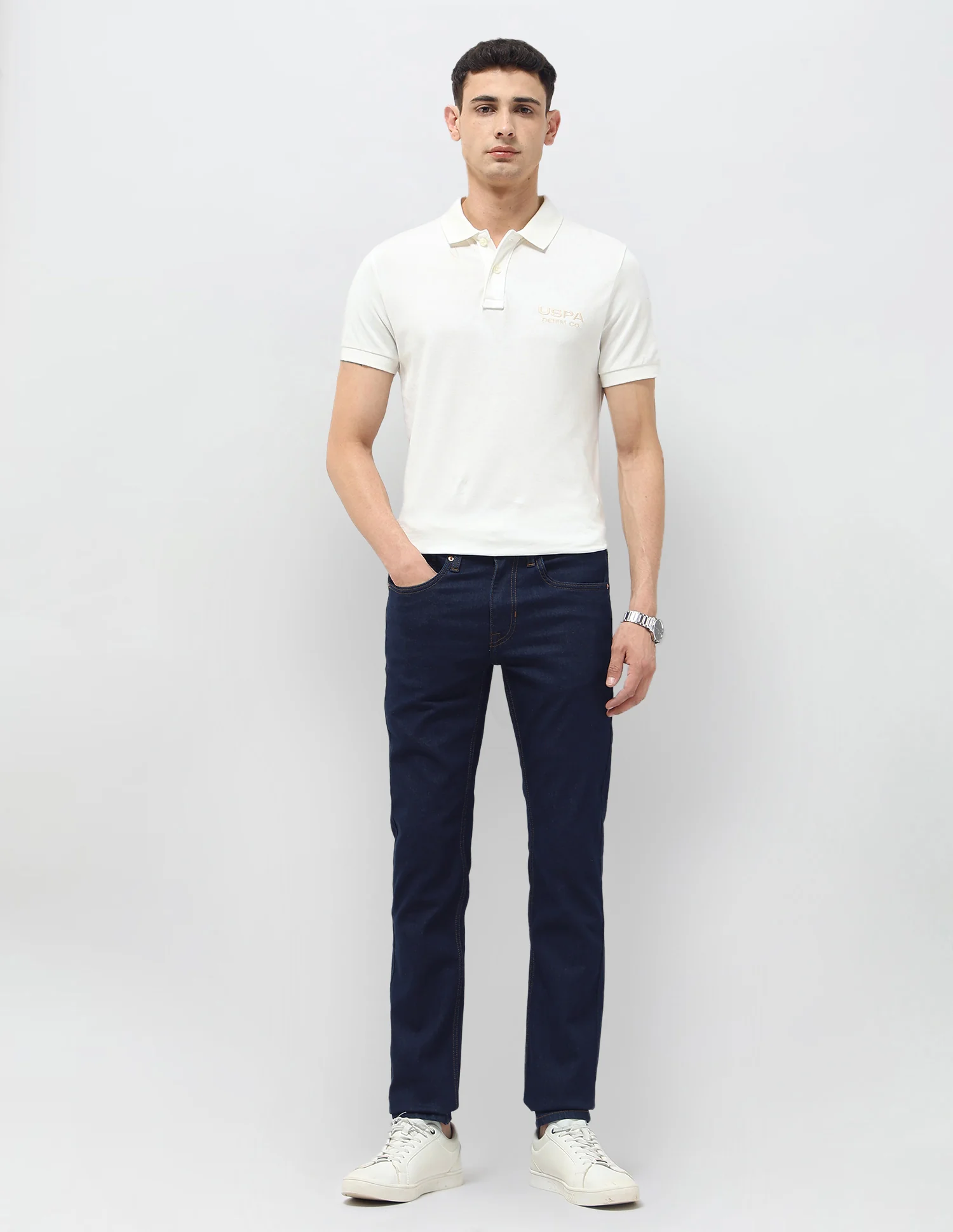 Regallo Skinny Fit Blue Jeans - Image 3
