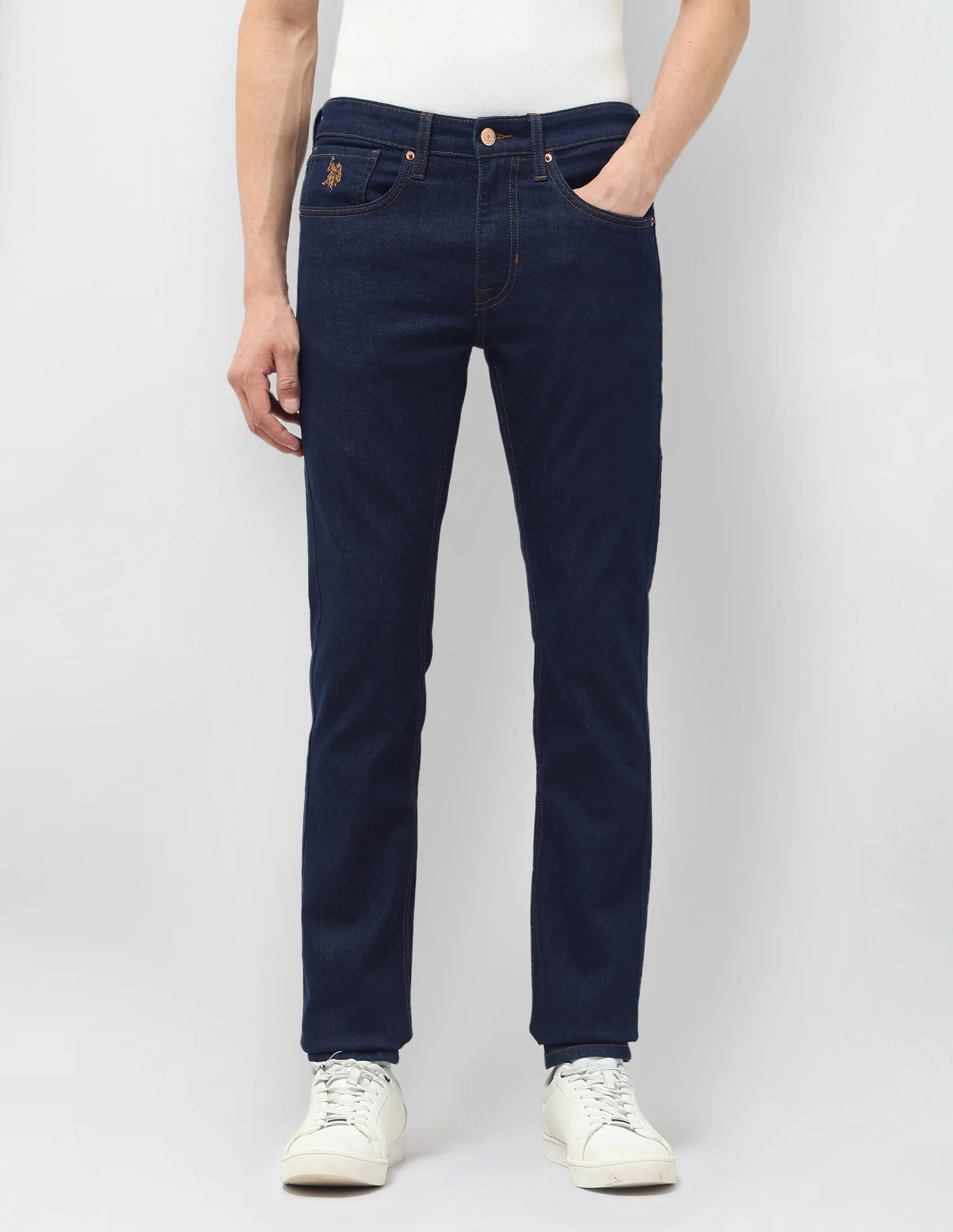 Regallo Skinny Fit Blue Jeans - Image 6