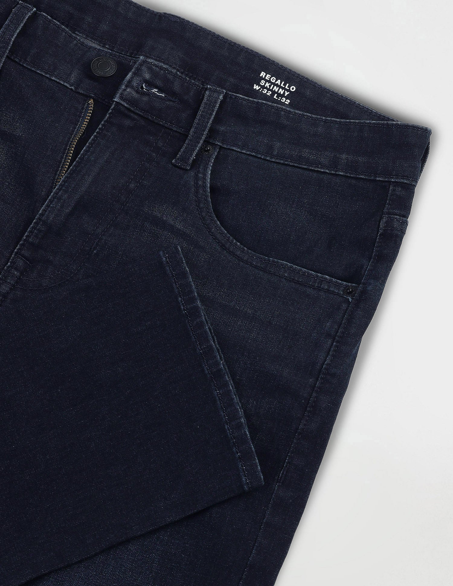 Regallo Skinny Fit Blue Jeans - Image 2