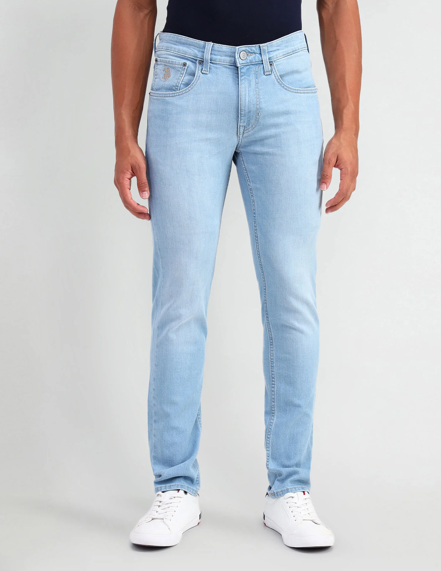 Regallo Skinny Fit Blue Jeans - Image 6