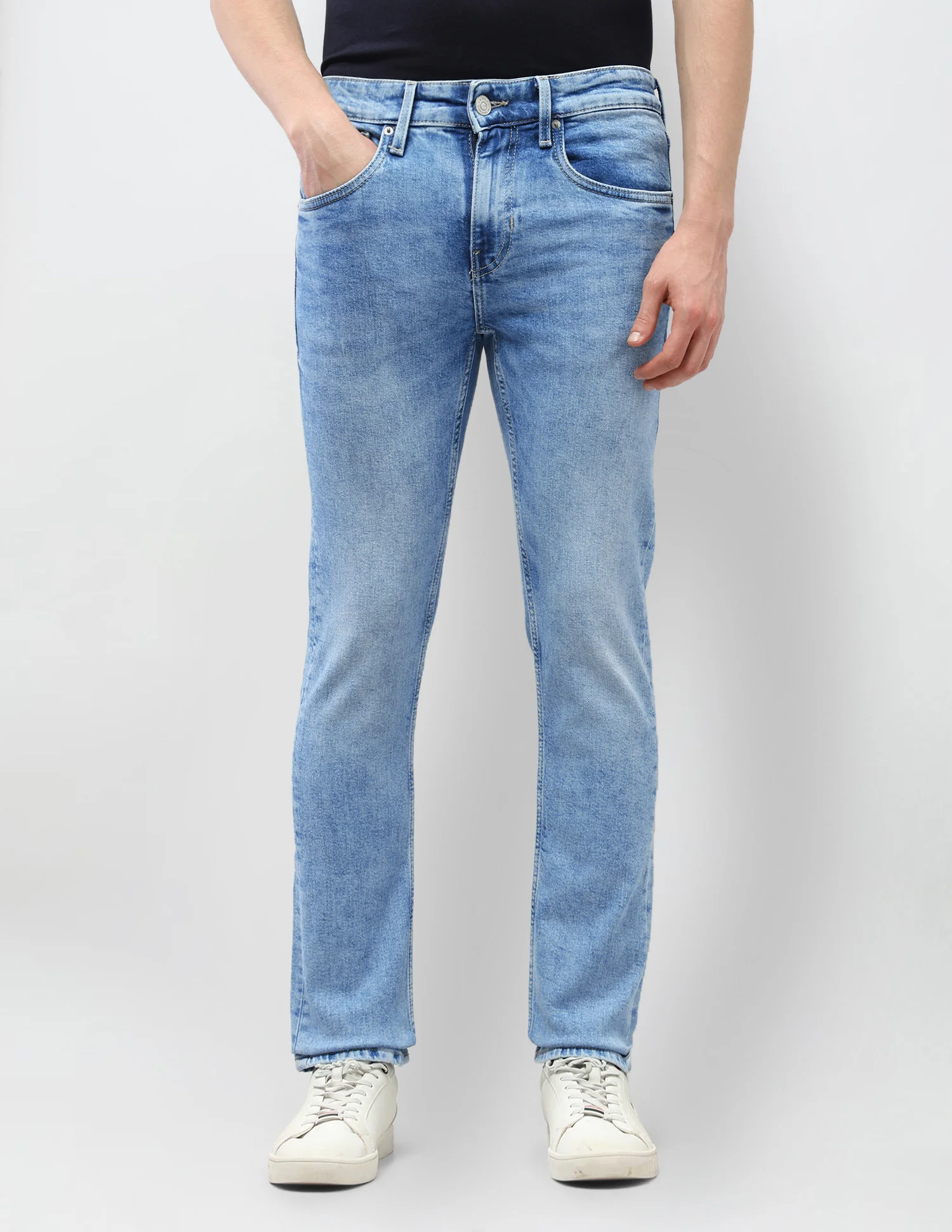Regallo Skinny Fit Blue Jeans - Image 6
