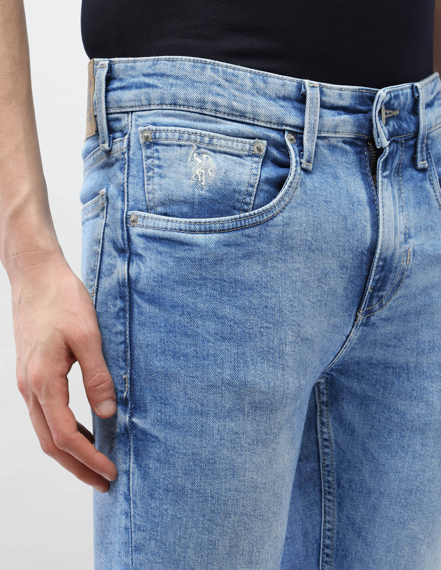 Regallo Skinny Fit Blue Jeans - Image 7