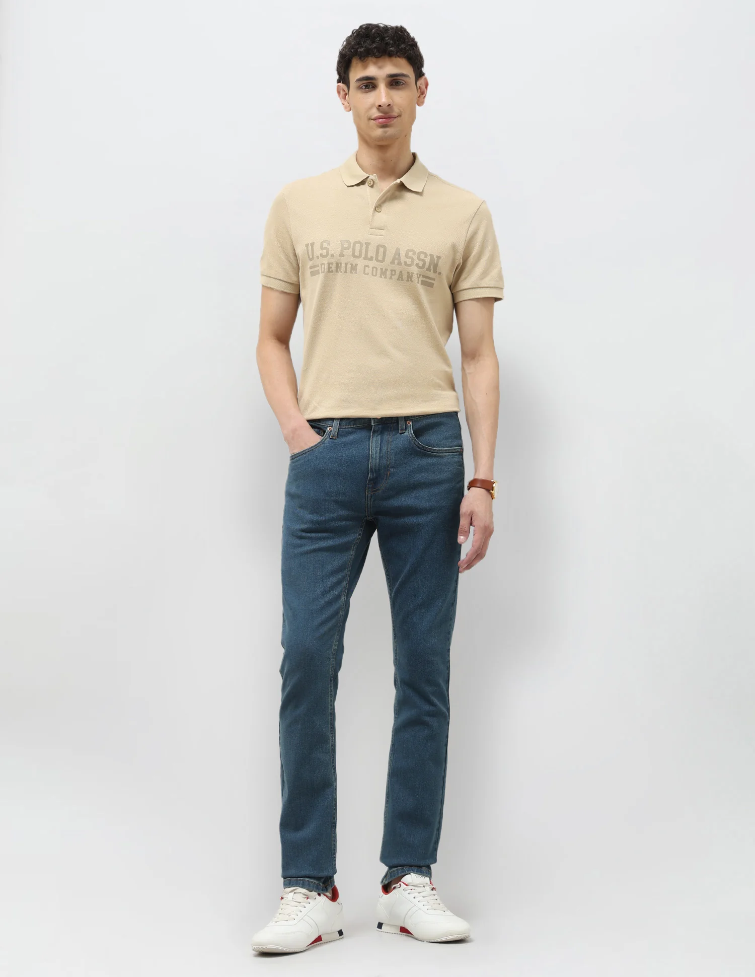 Regallo Skinny Fit Blue Jeans - Image 3
