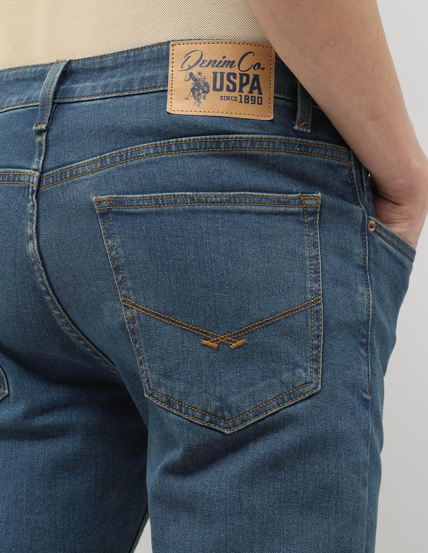 Regallo Skinny Fit Blue Jeans - Image 8