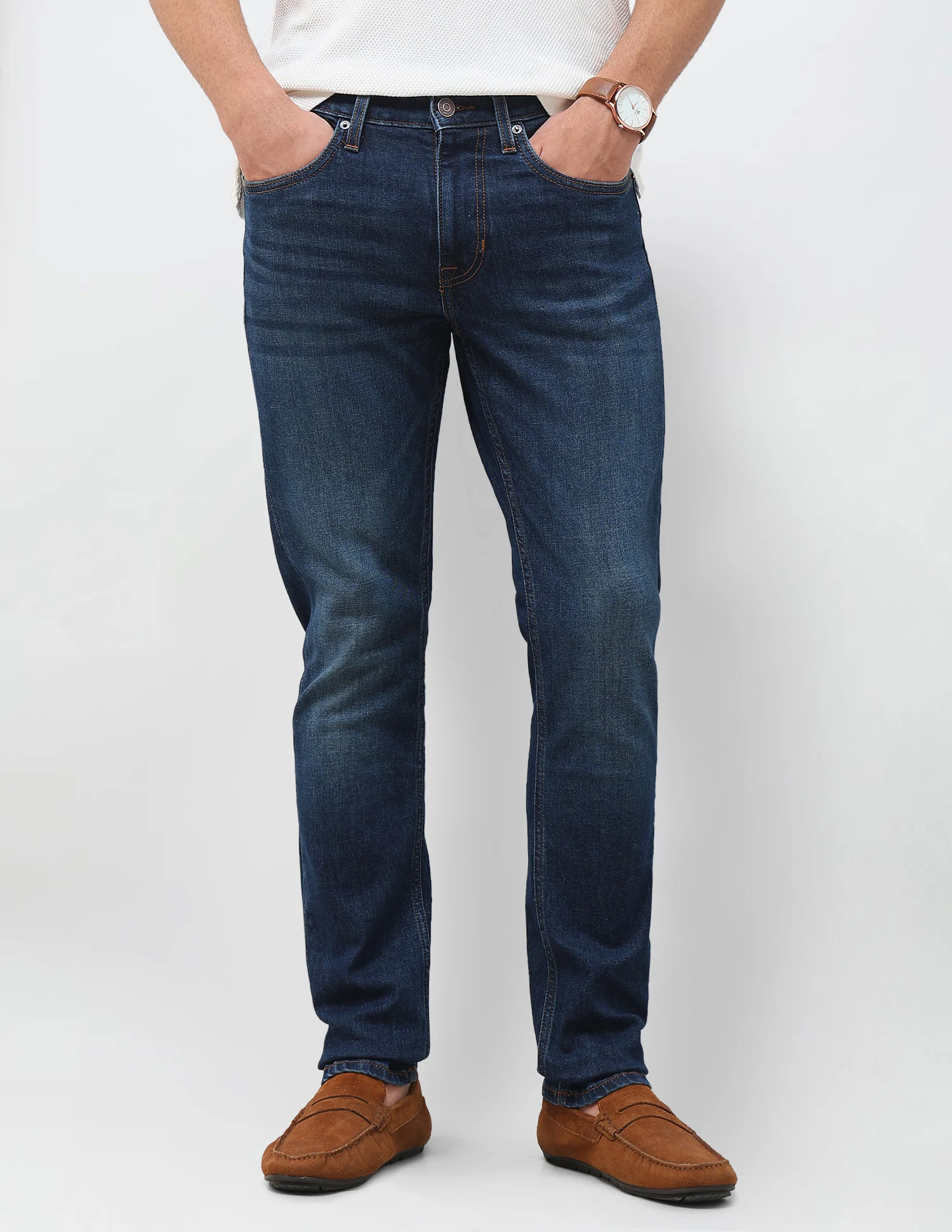 Regallo Skinny Fit Blue Jeans