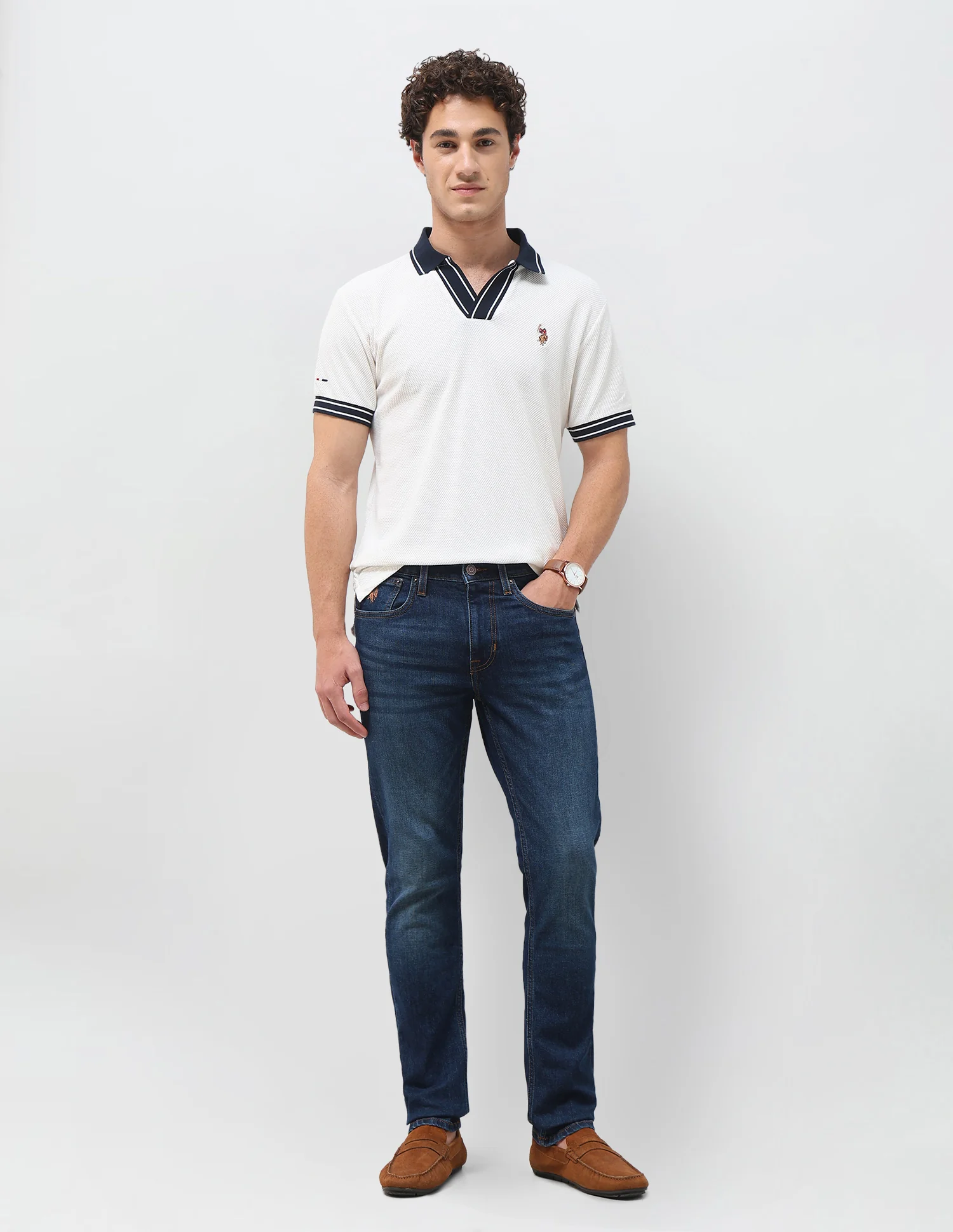 Regallo Skinny Fit Blue Jeans - Image 3