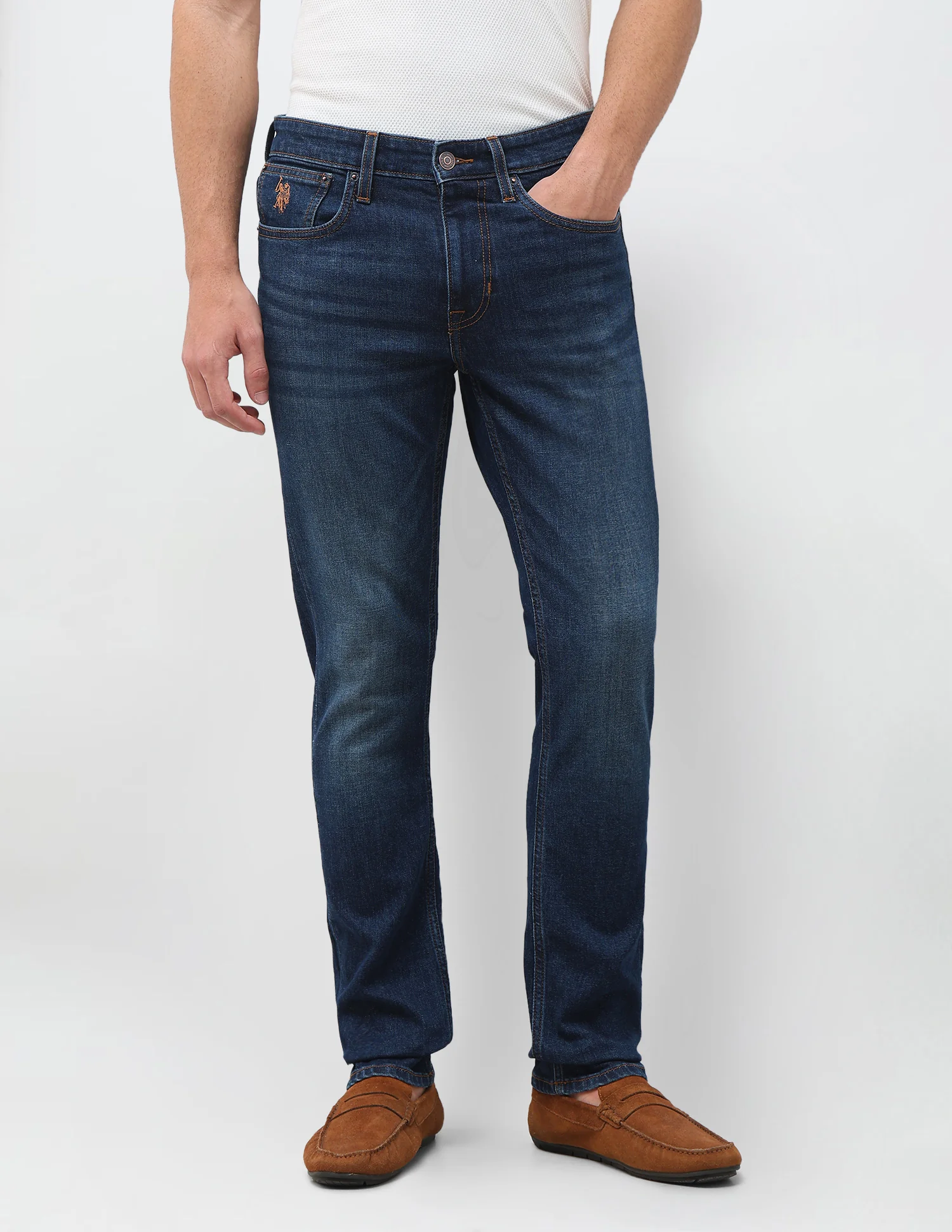 Regallo Skinny Fit Blue Jeans - Image 6