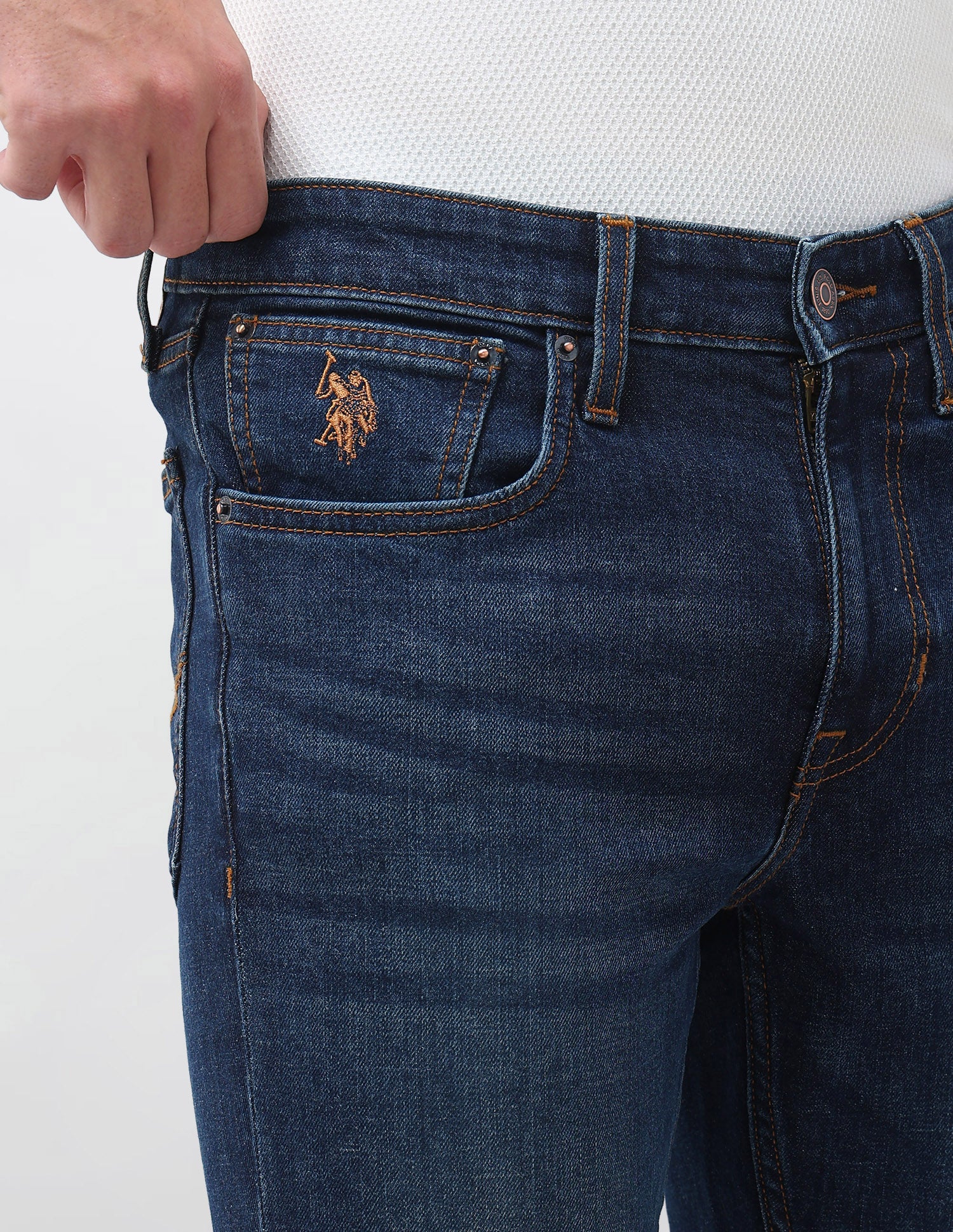 Regallo Skinny Fit Blue Jeans - Image 7