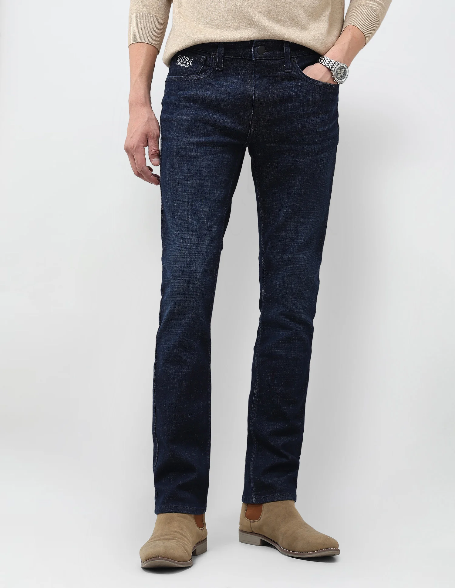 Regallo Skinny Fit Blue Jeans