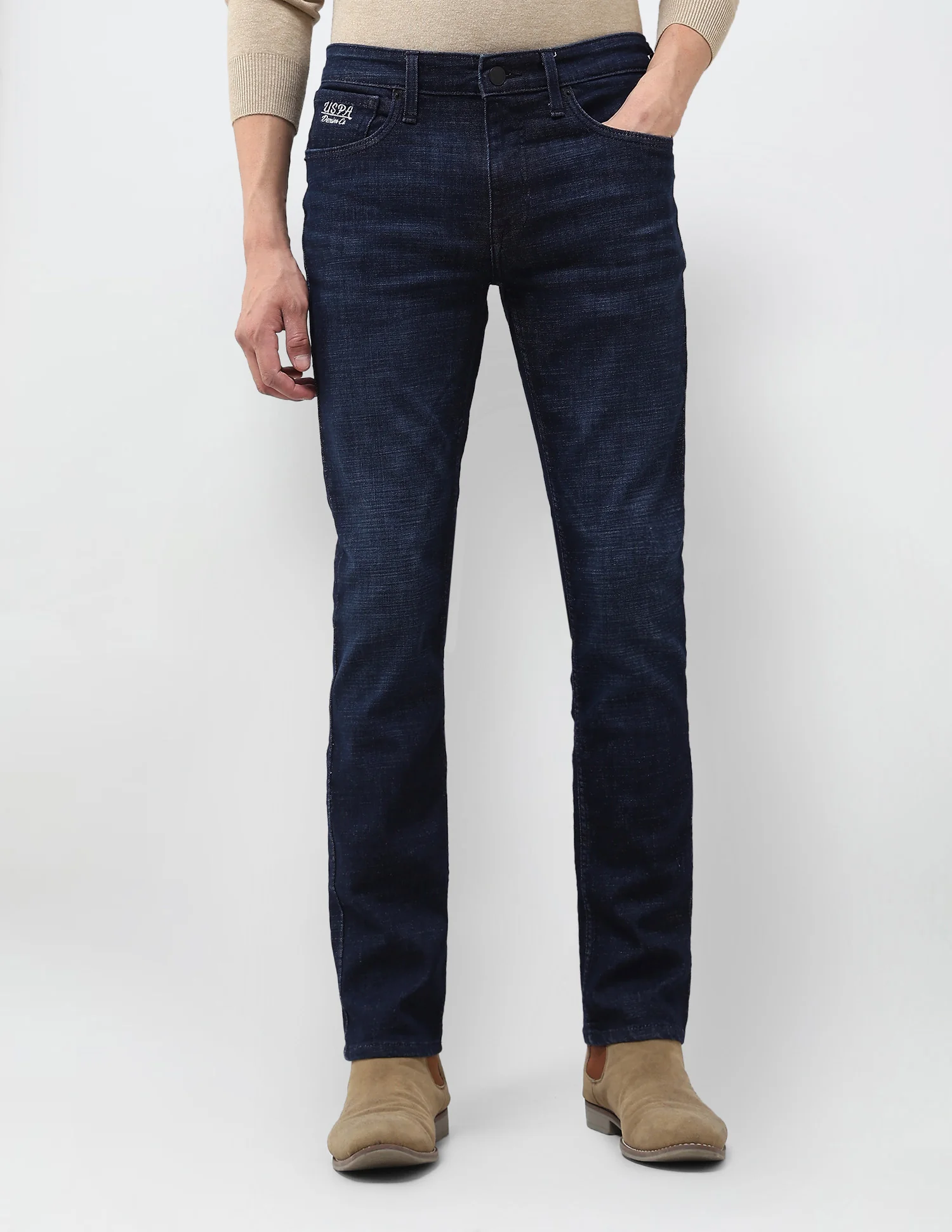 Regallo Skinny Fit Blue Jeans - Image 6