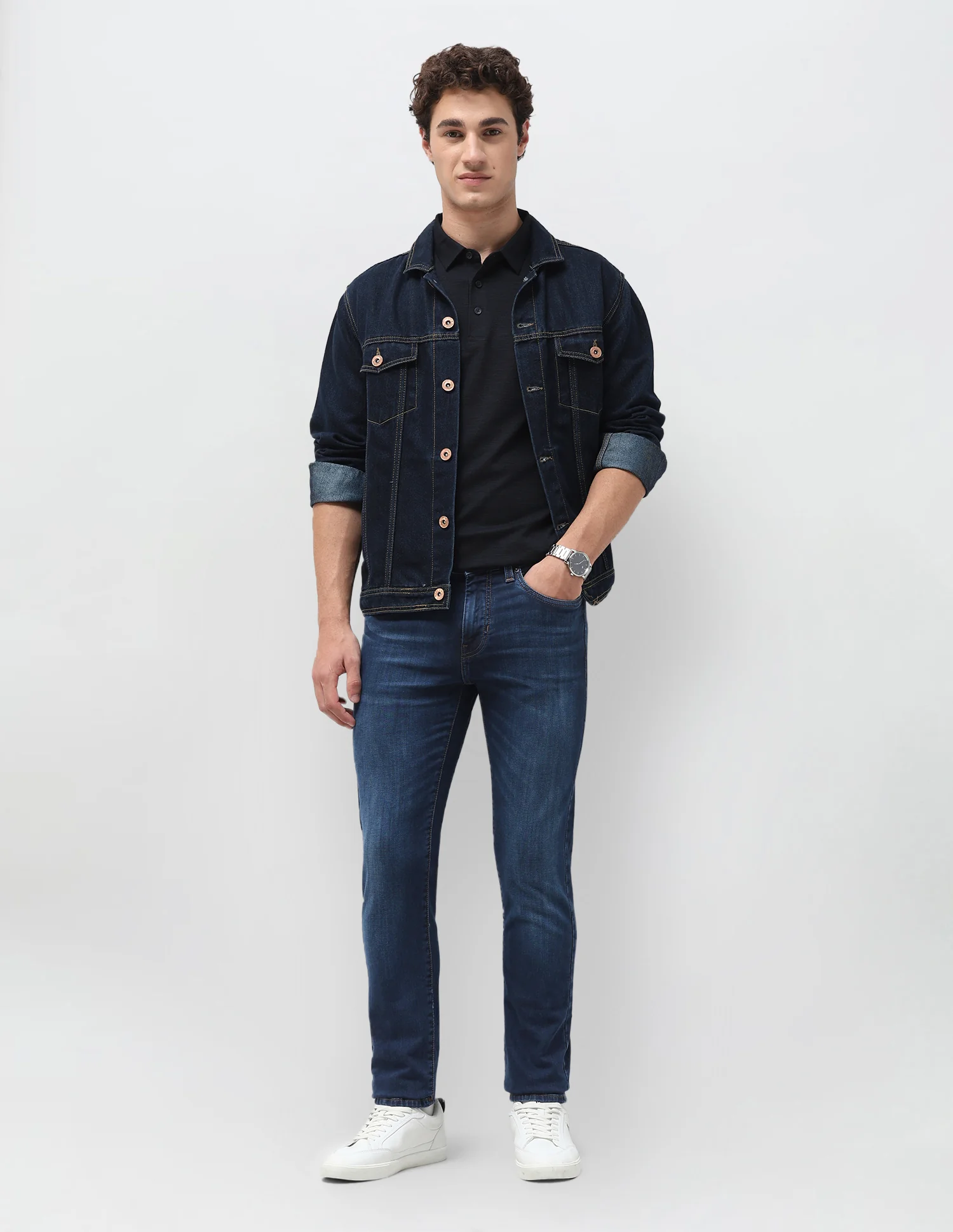 Regallo Skinny Fit Blue Jeans - Image 3