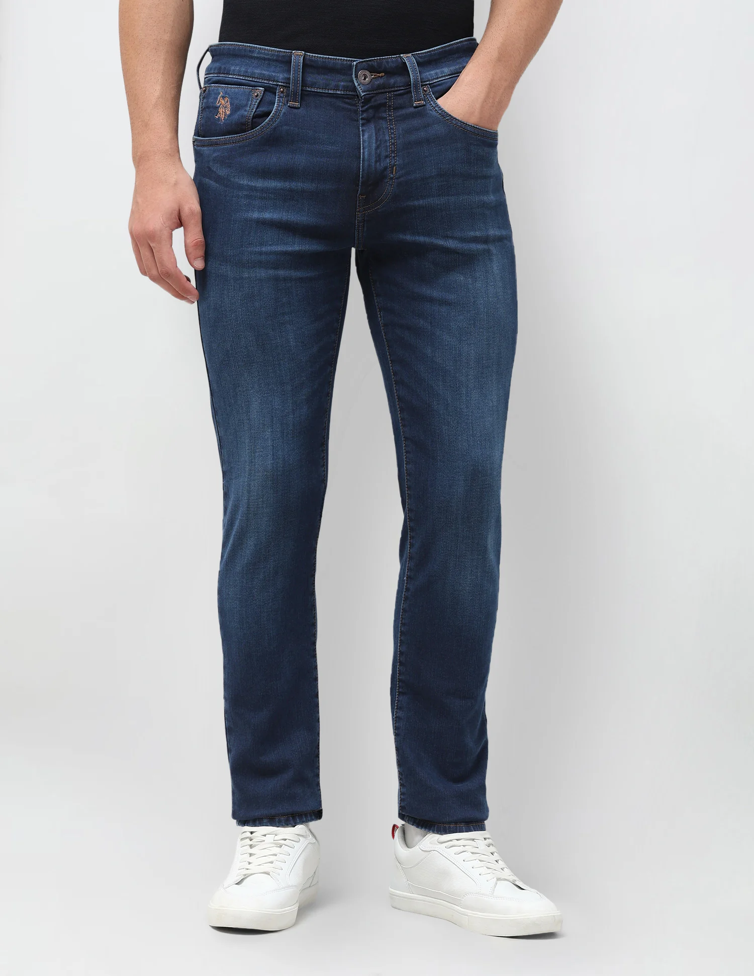 Regallo Skinny Fit Blue Jeans - Image 6