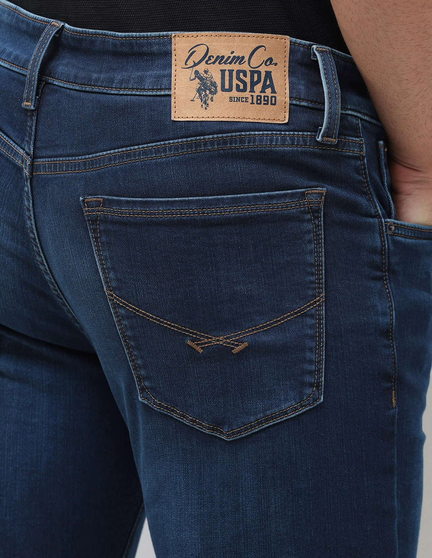 Regallo Skinny Fit Blue Jeans - Image 8