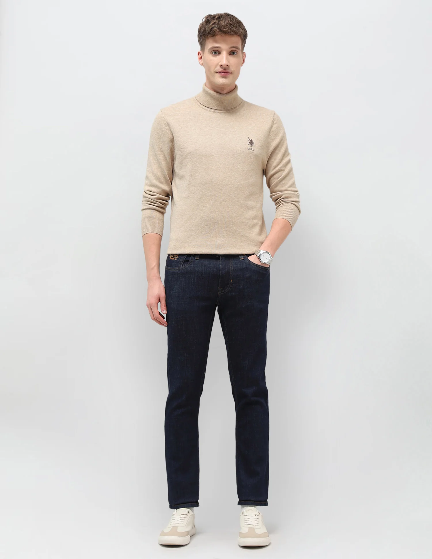 Regallo Skinny Fit Blue Jeans - Image 3