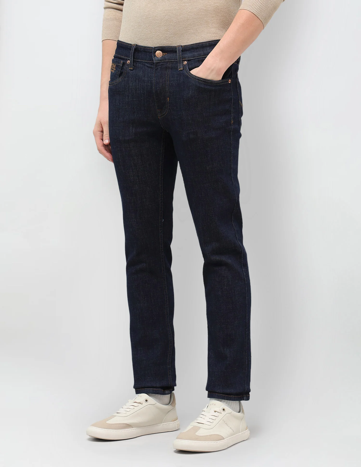 Regallo Skinny Fit Blue Jeans - Image 4