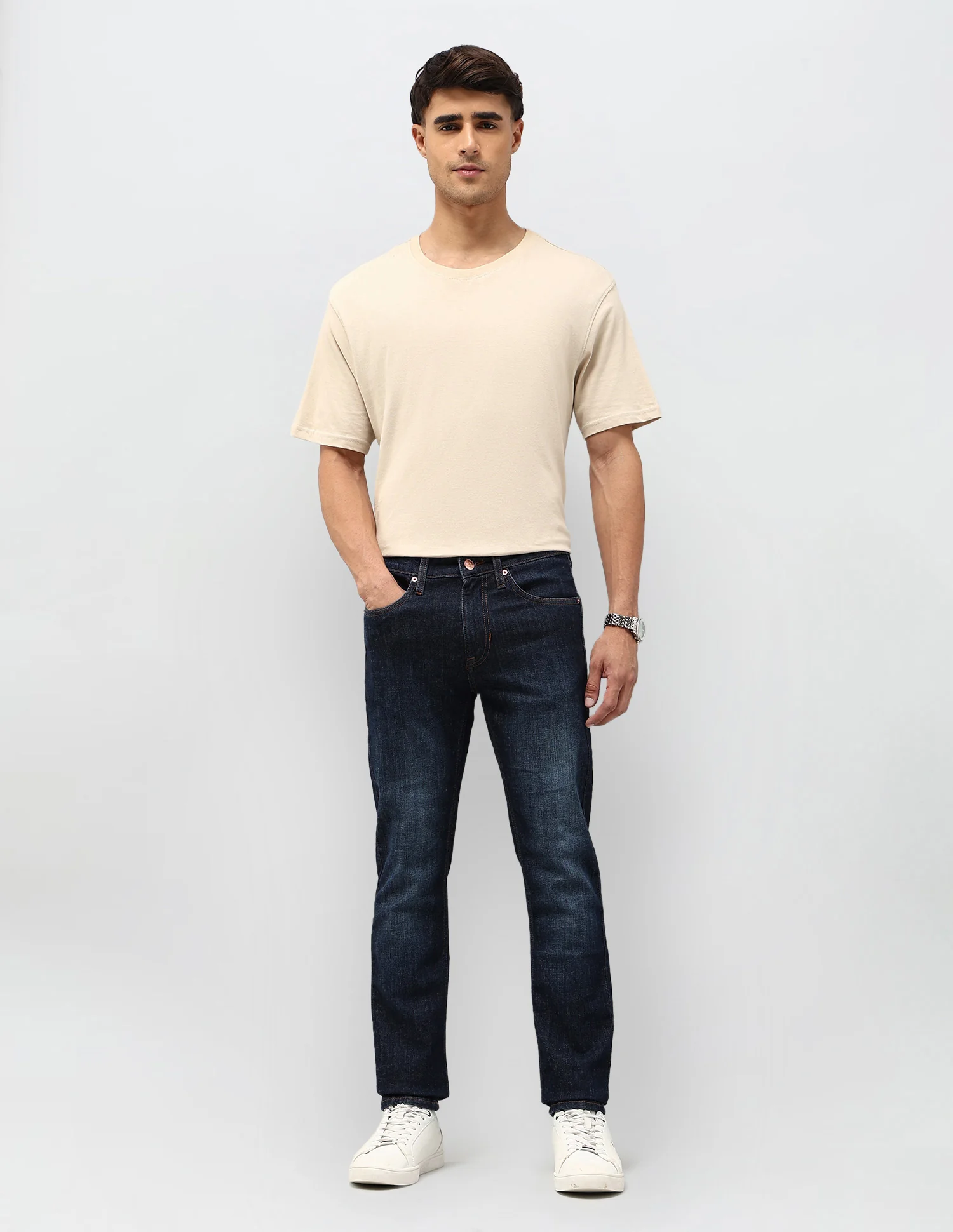 Regallo Skinny Fit Blue Jeans - Image 3