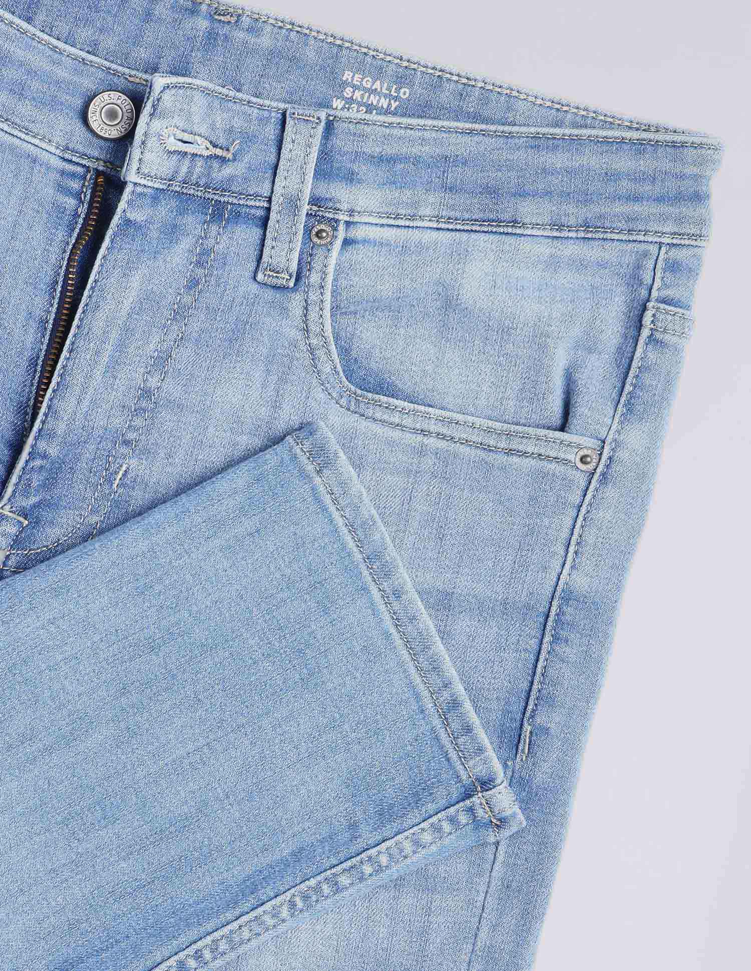 Regallo Skinny Fit Blue Jeans - Image 2