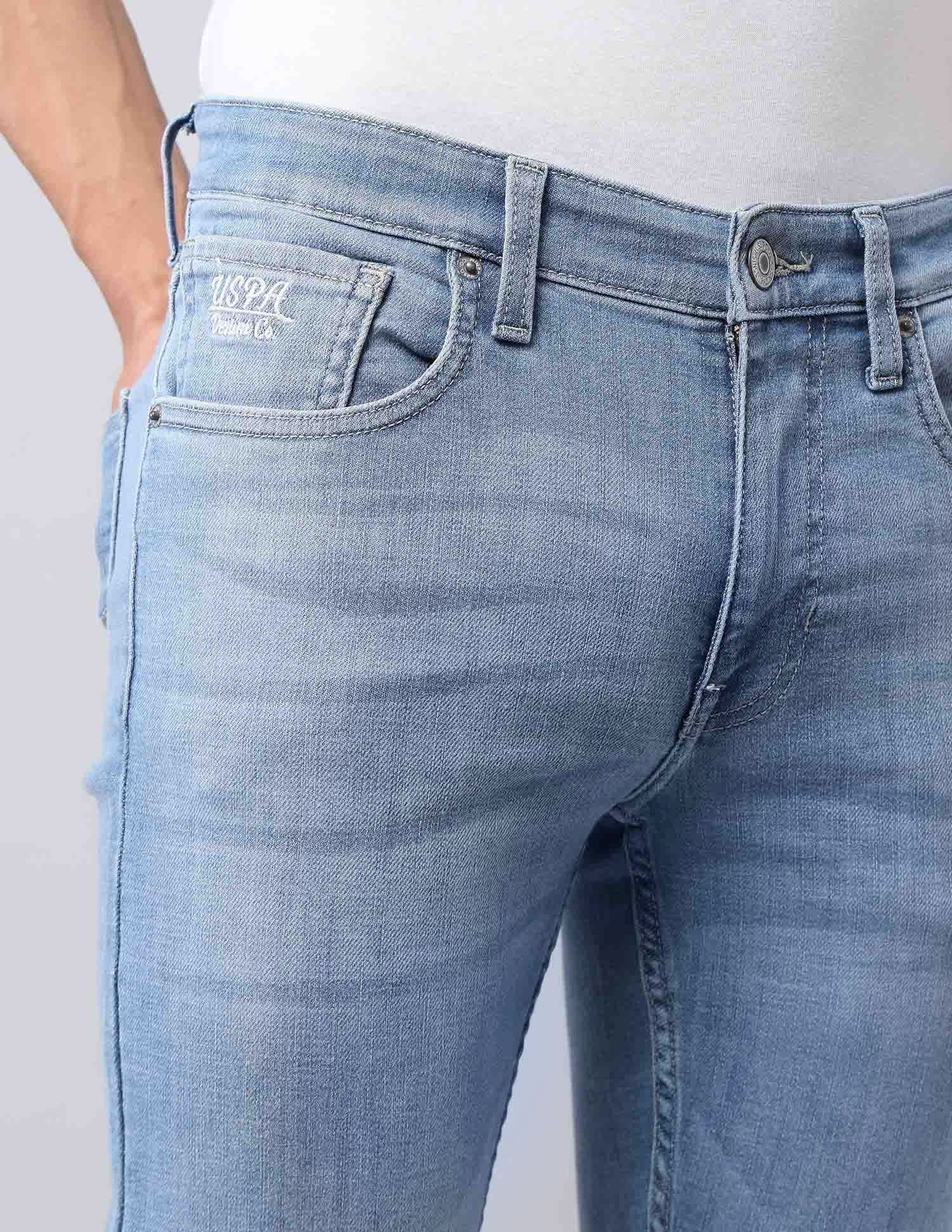 Regallo Skinny Fit Blue Jeans - Image 7