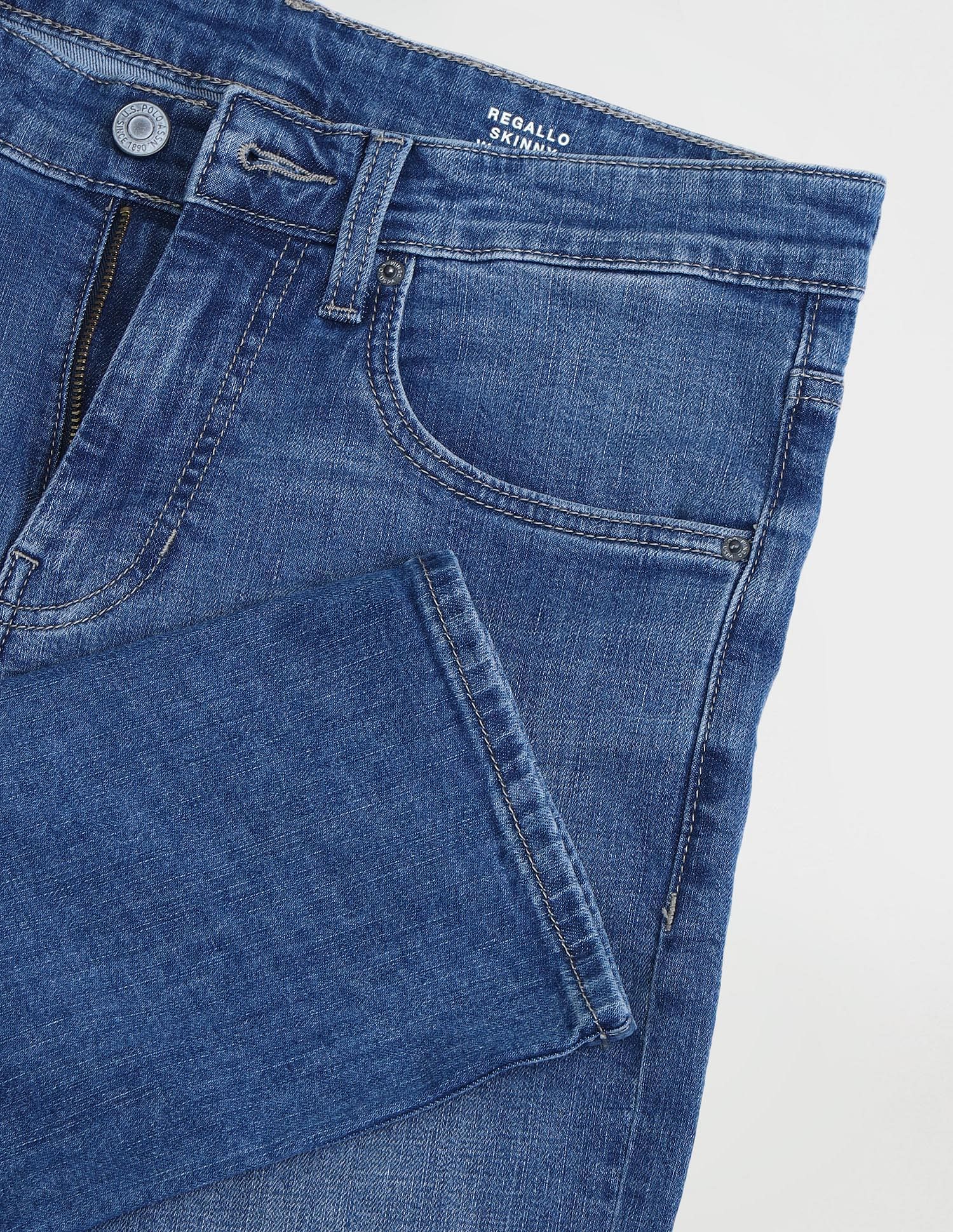 Regallo Skinny Fit Blue Jeans - Image 2