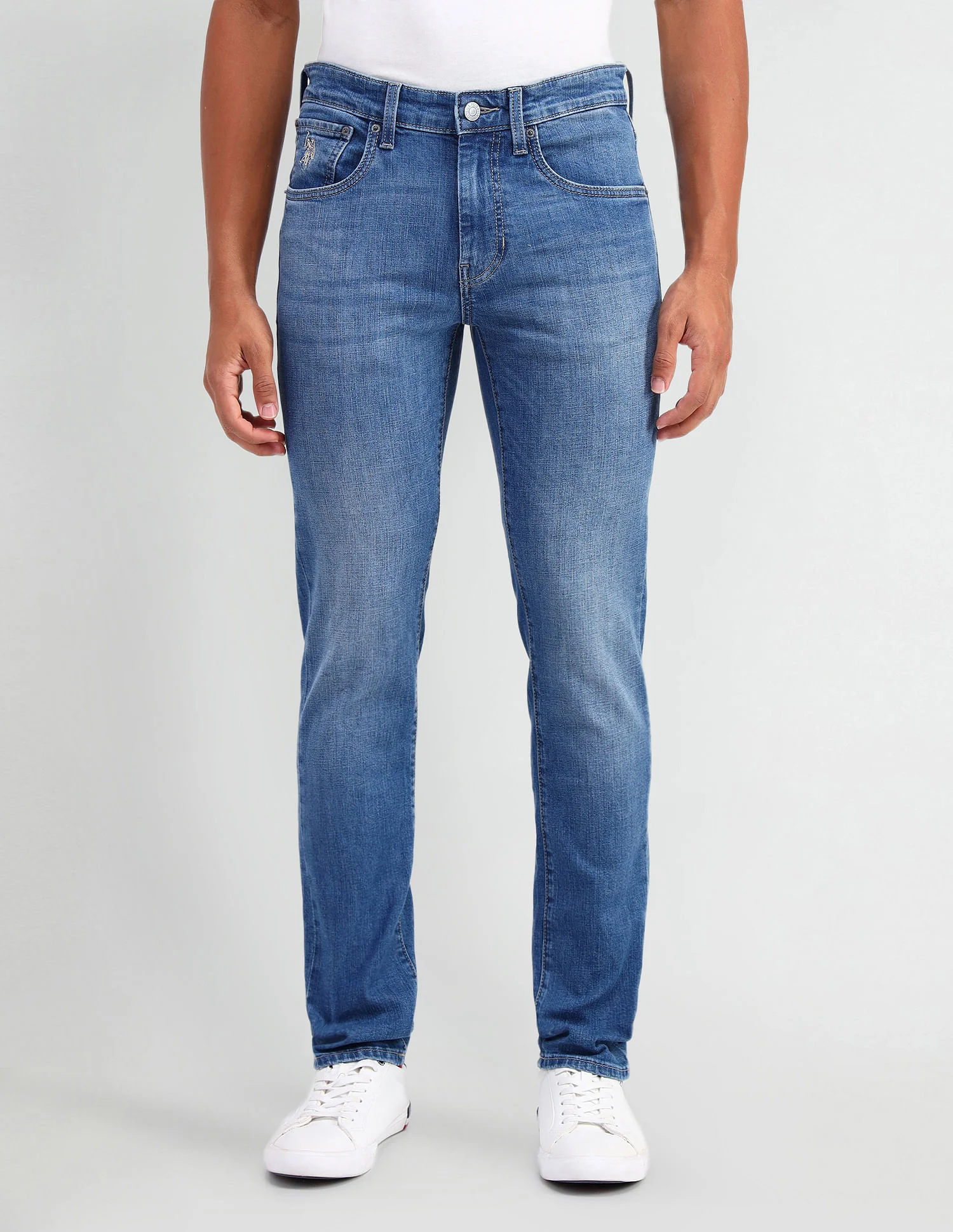 Regallo Skinny Fit Blue Jeans - Image 6