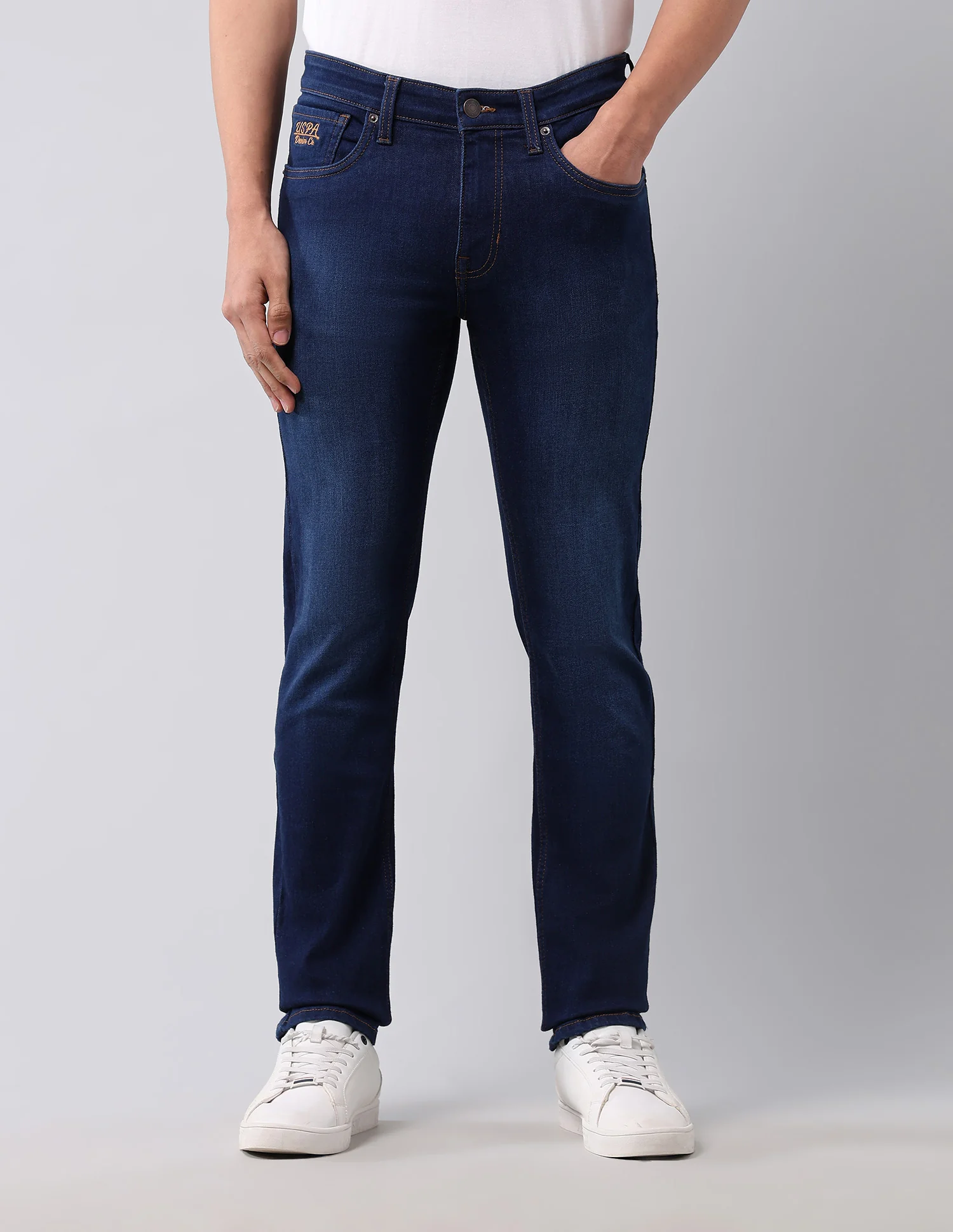 Regallo Skinny Fit Blue Jeans - Image 6