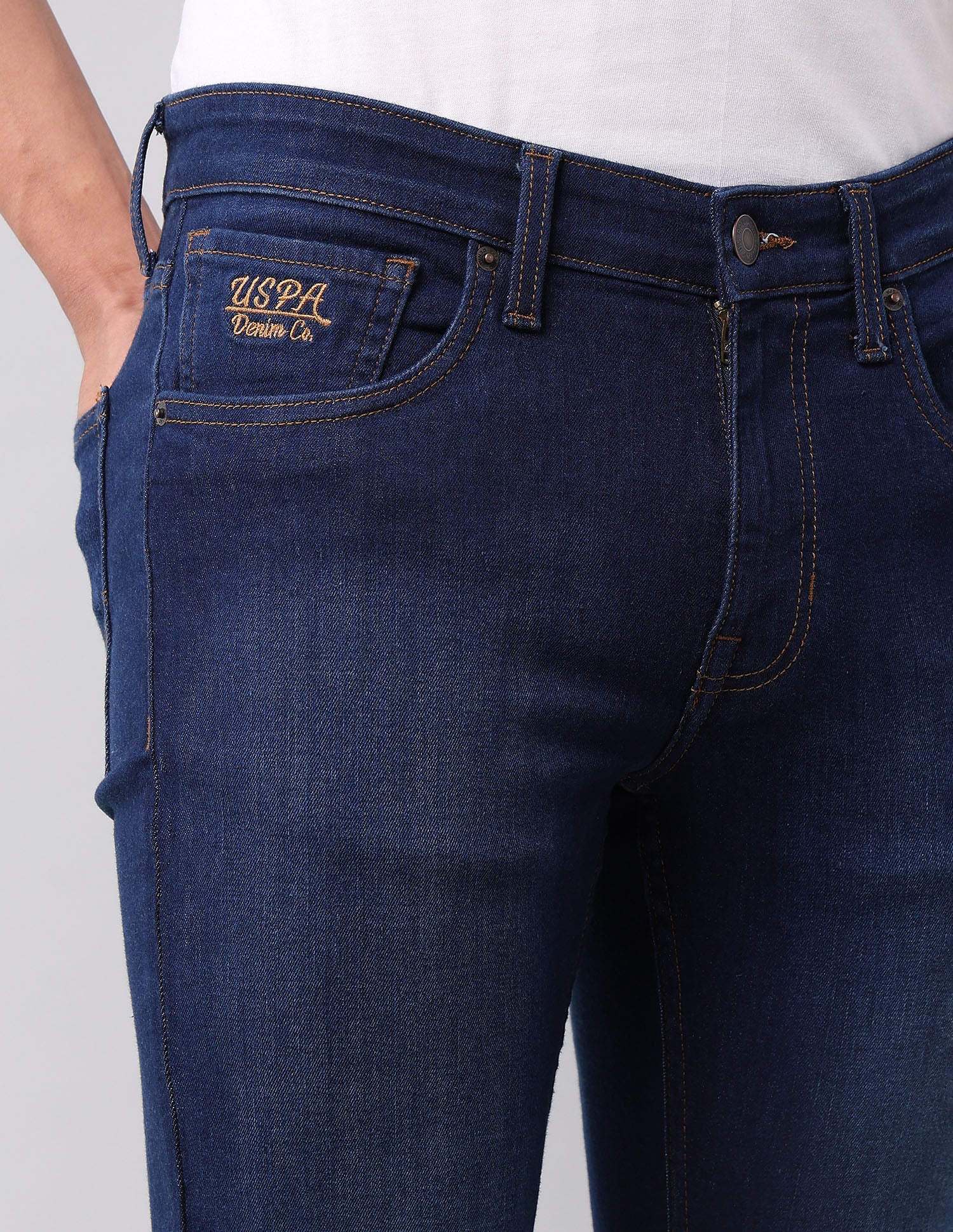 Regallo Skinny Fit Blue Jeans - Image 7
