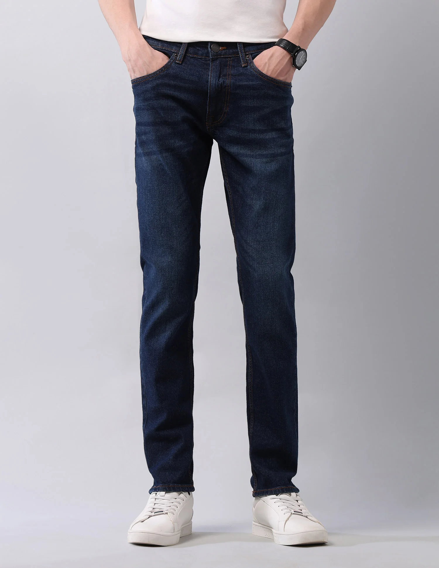 Regallo Skinny Fit Blue Jeans