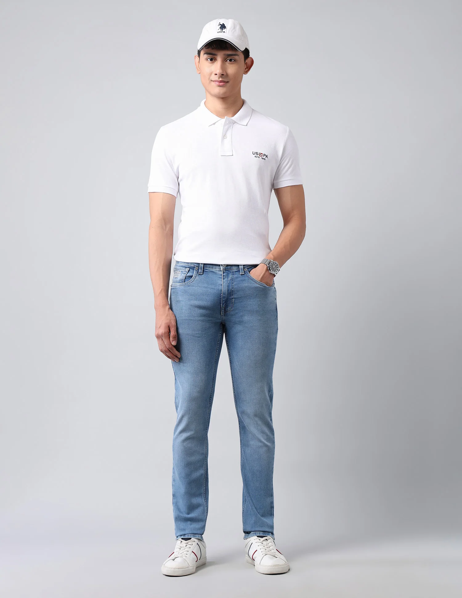 Regallo Skinny Fit Blue Jeans - Image 3