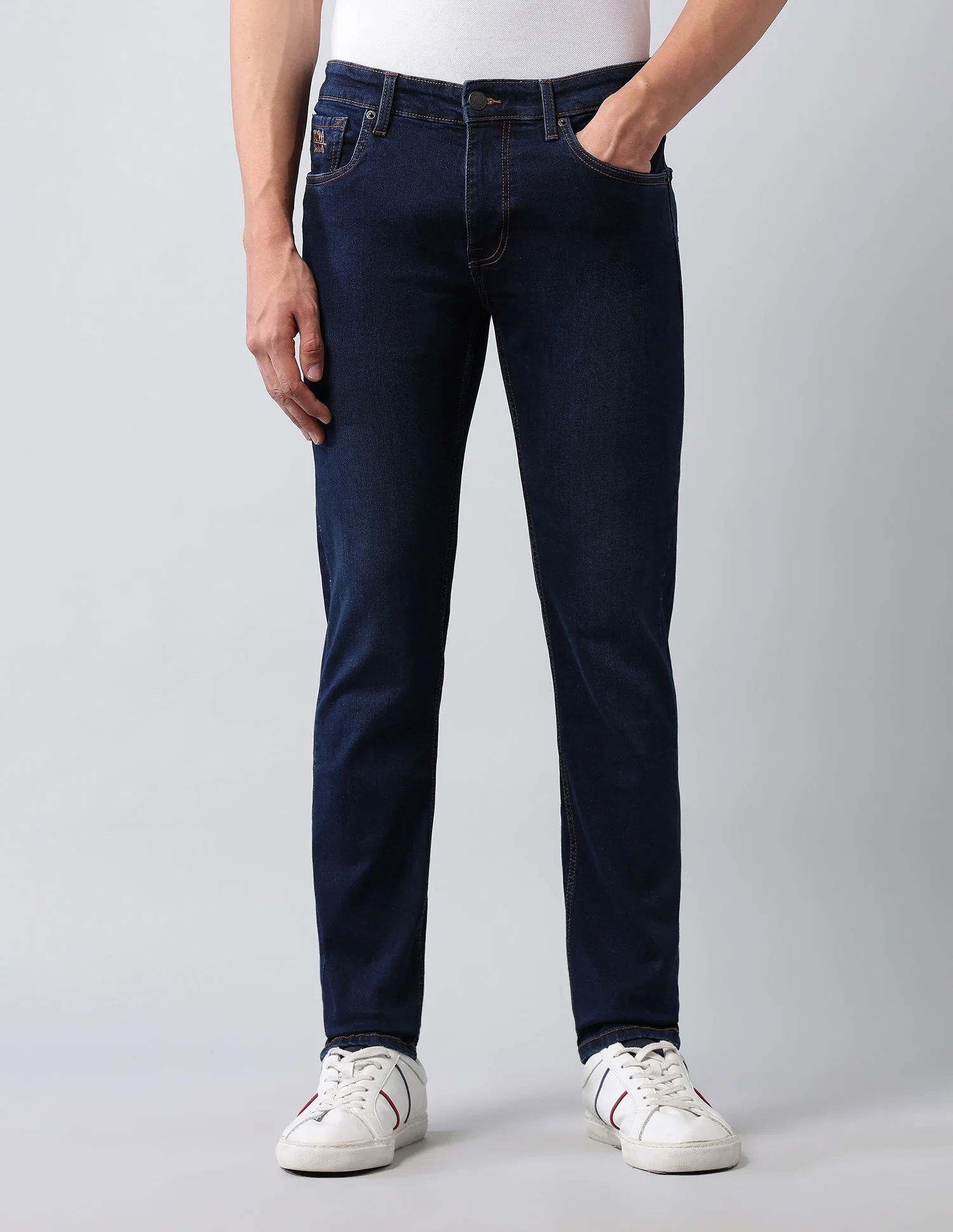 Regallo Skinny Fit Blue Jeans - Image 6