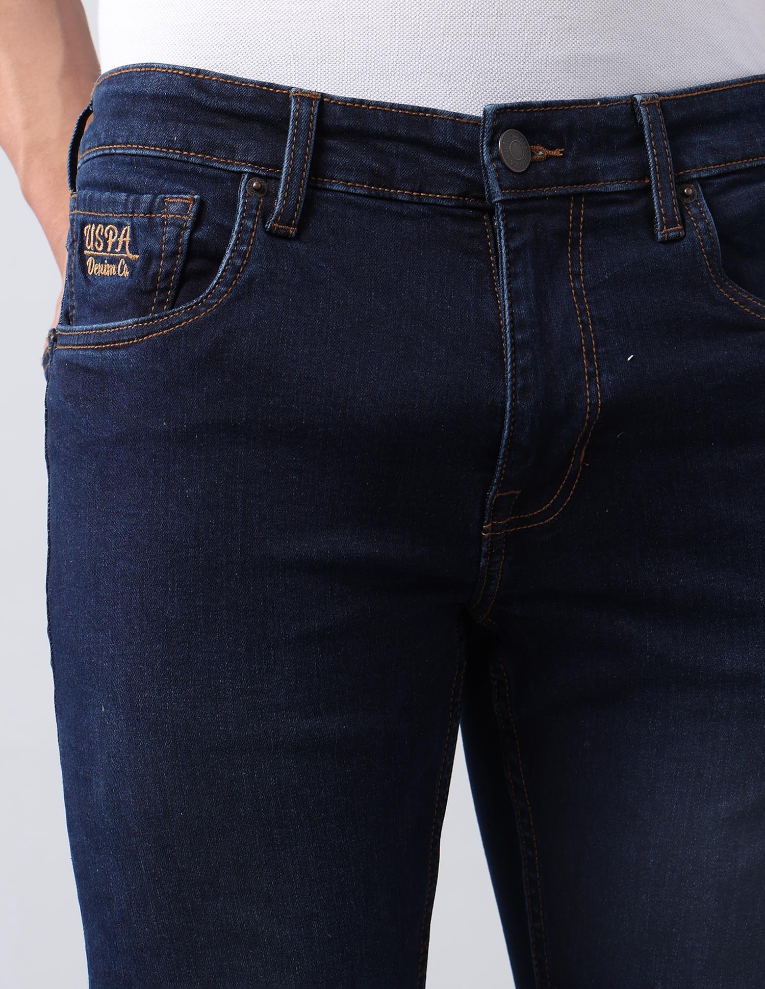 Regallo Skinny Fit Blue Jeans - Image 7