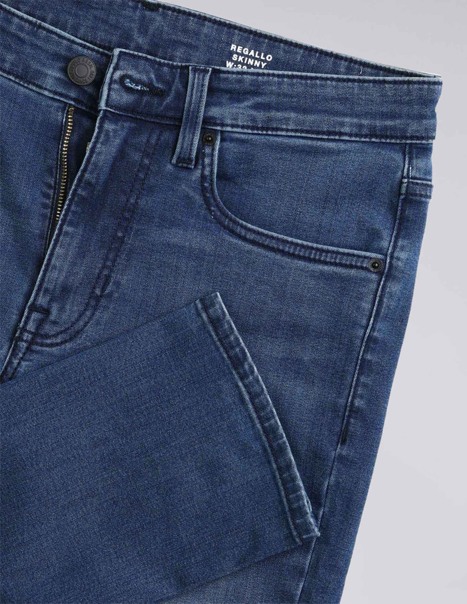 Regallo Skinny Fit Blue Jeans - Image 2