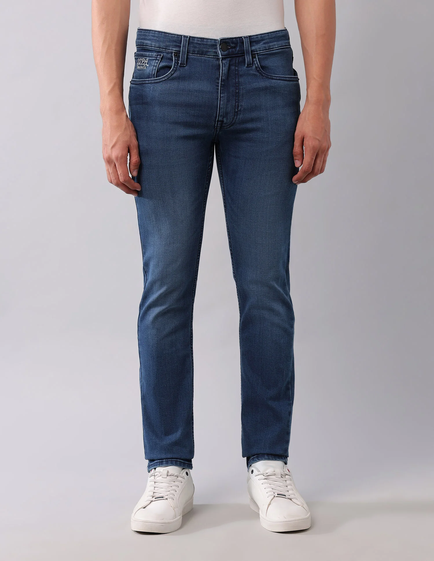 Regallo Skinny Fit Blue Jeans - Image 6