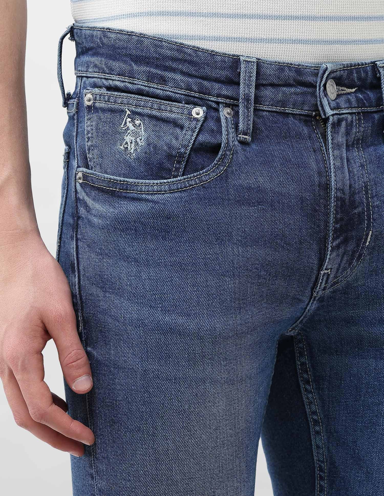 Regallo Skinny Fit Blue Jeans - Image 7