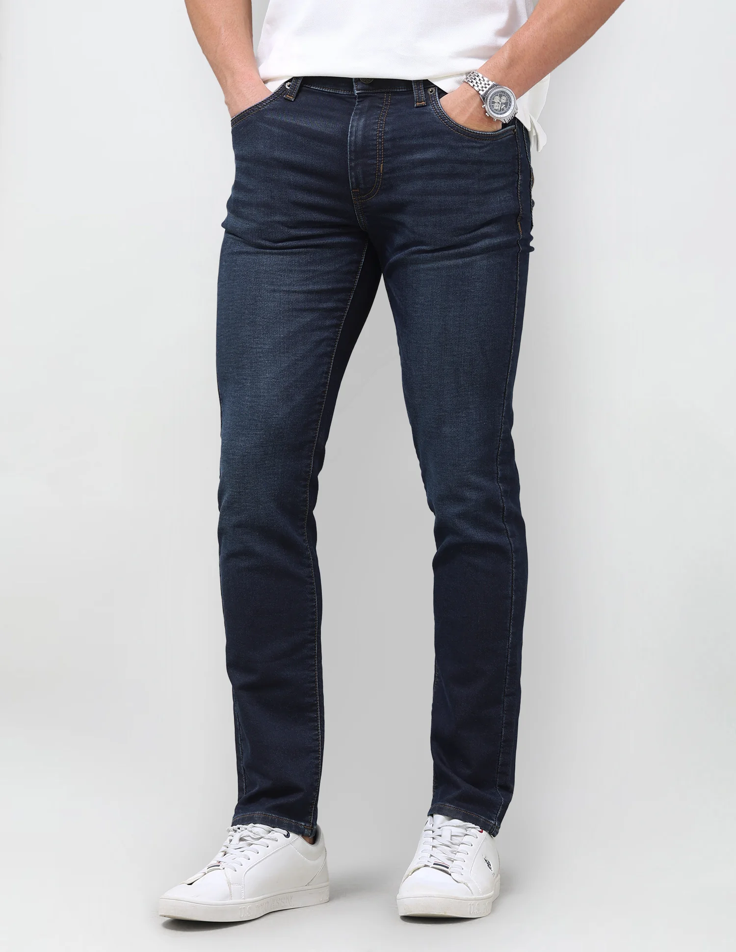 Regallo Skinny Fit Blue Jeans