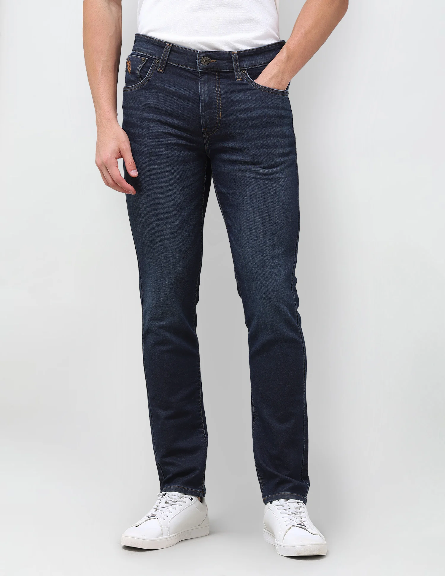 Regallo Skinny Fit Blue Jeans - Image 6