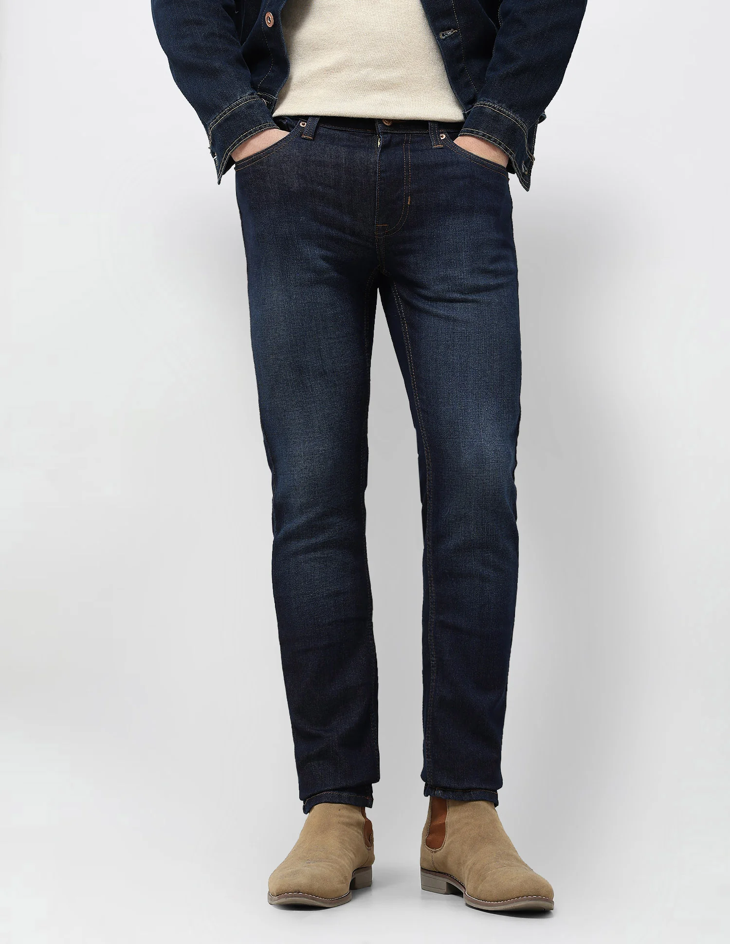 Regallo Skinny Fit Blue Jeans