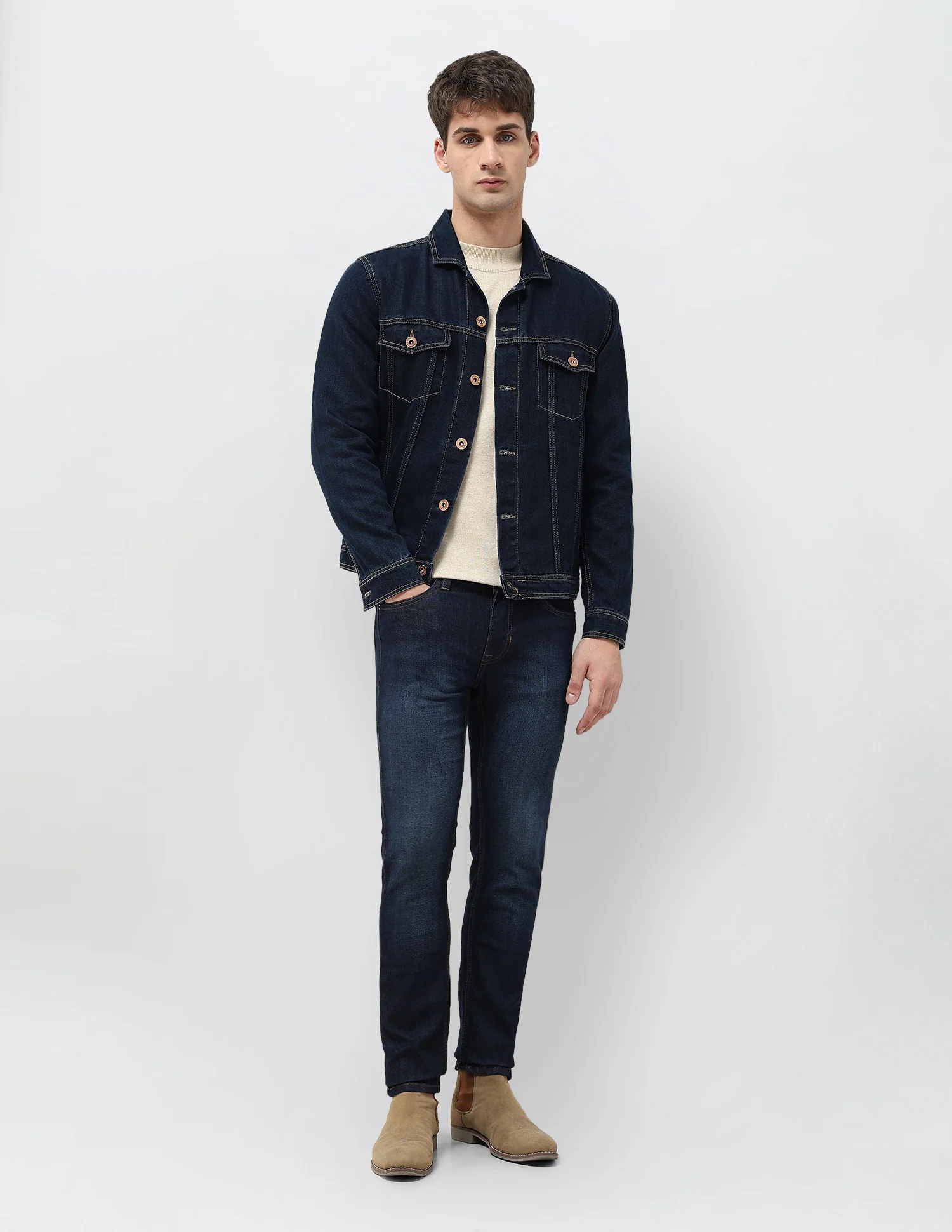 Regallo Skinny Fit Blue Jeans - Image 3