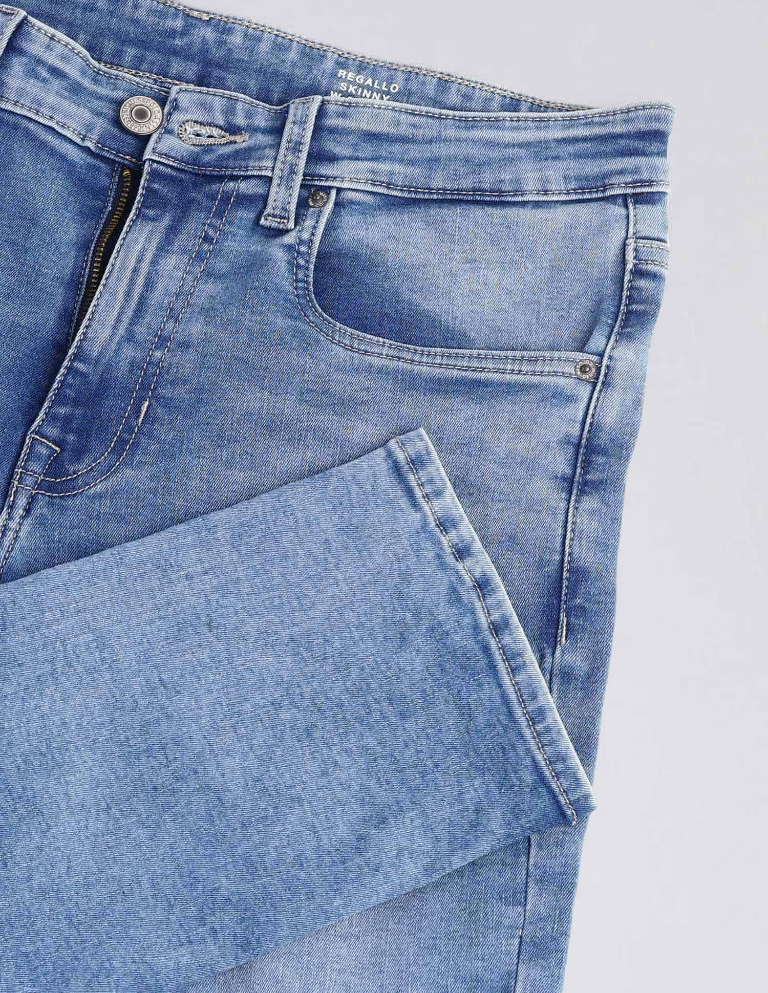 Regallo Skinny Fit Blue Jeans - Image 2