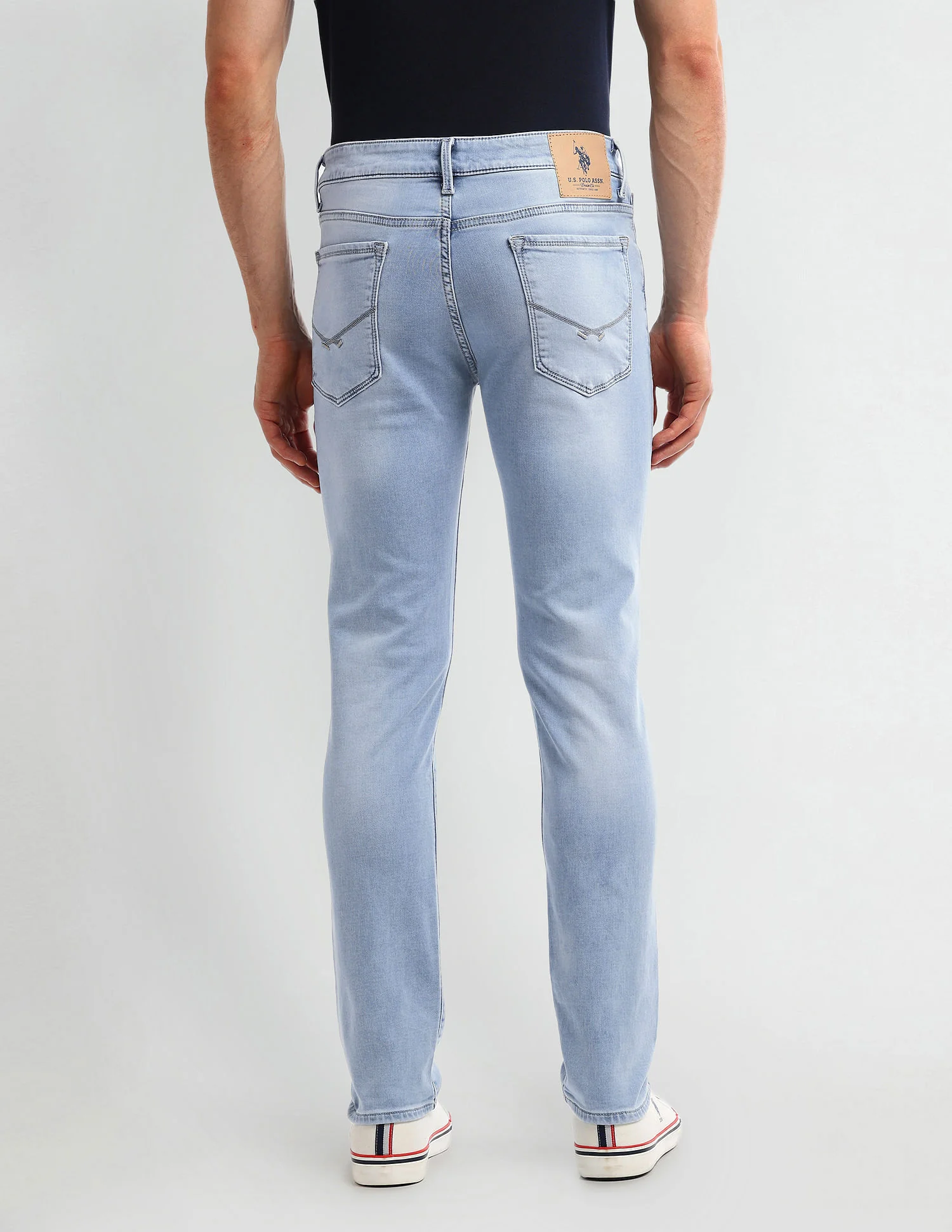 Regallo Skinny Fit Blue Jeans - Image 5