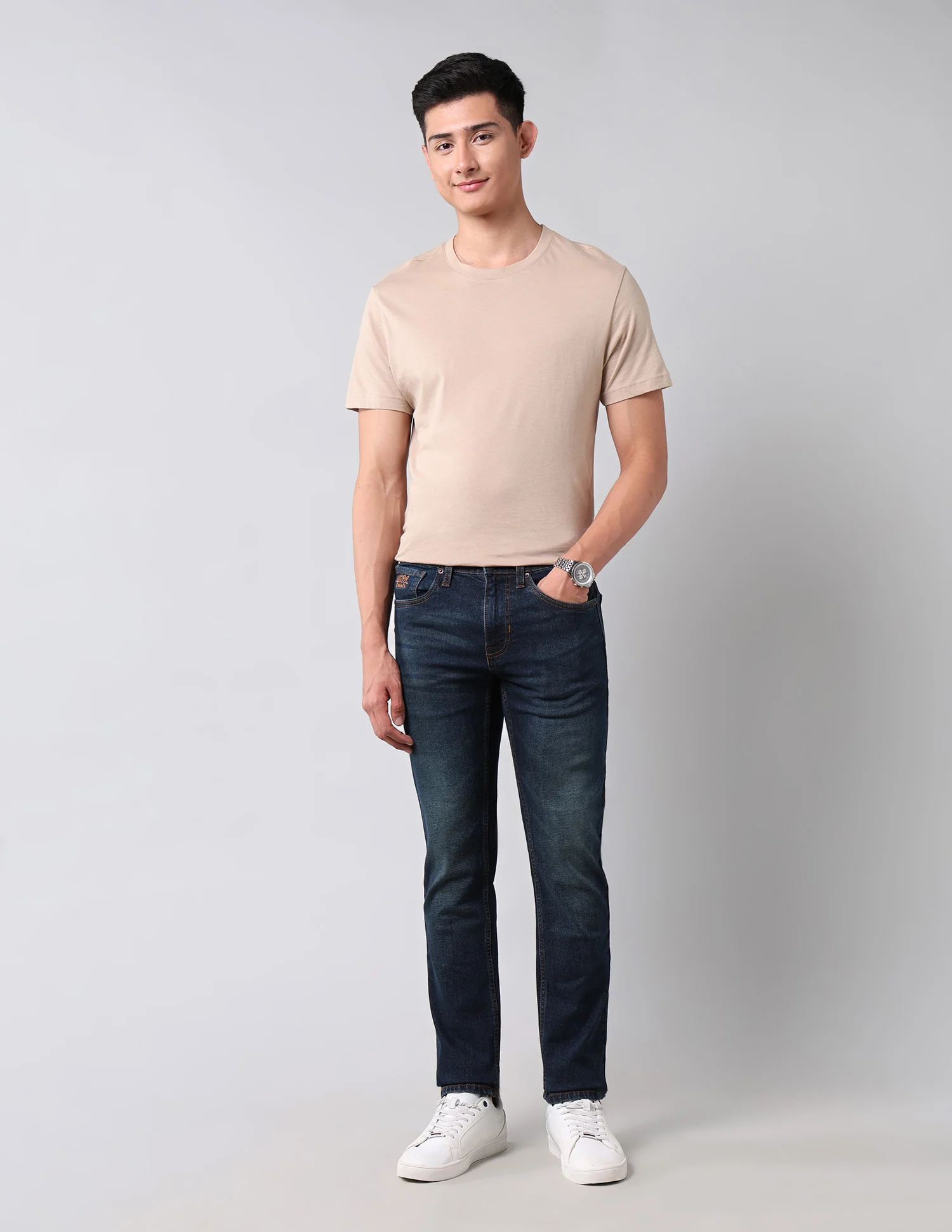 Regallo Skinny Fit Blue Jeans - Image 3