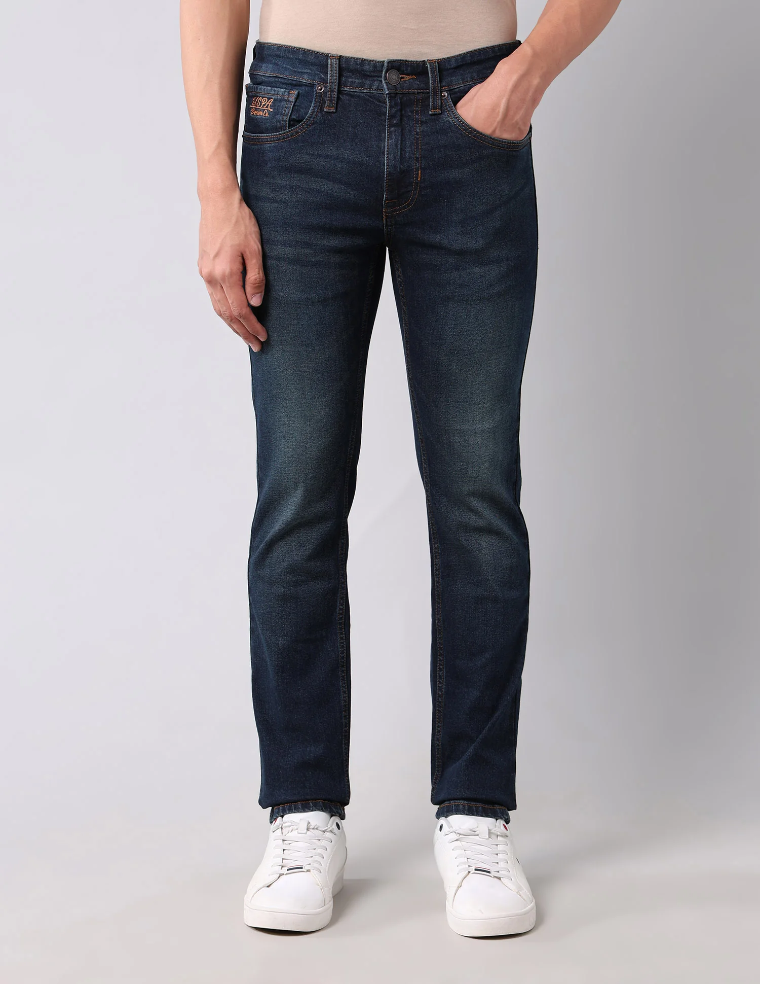 Regallo Skinny Fit Blue Jeans - Image 6