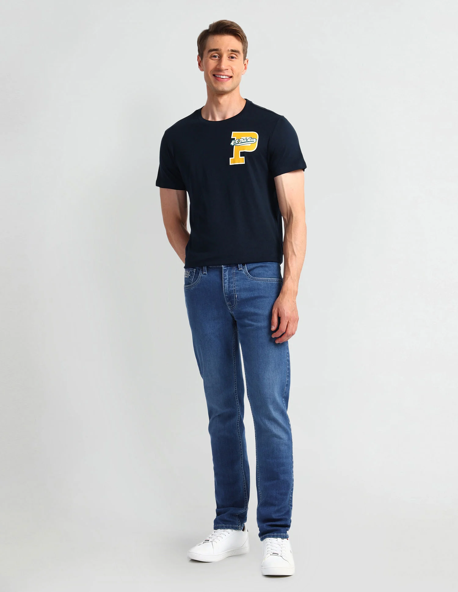 Regallo Skinny Fit Blue Jeans - Image 3