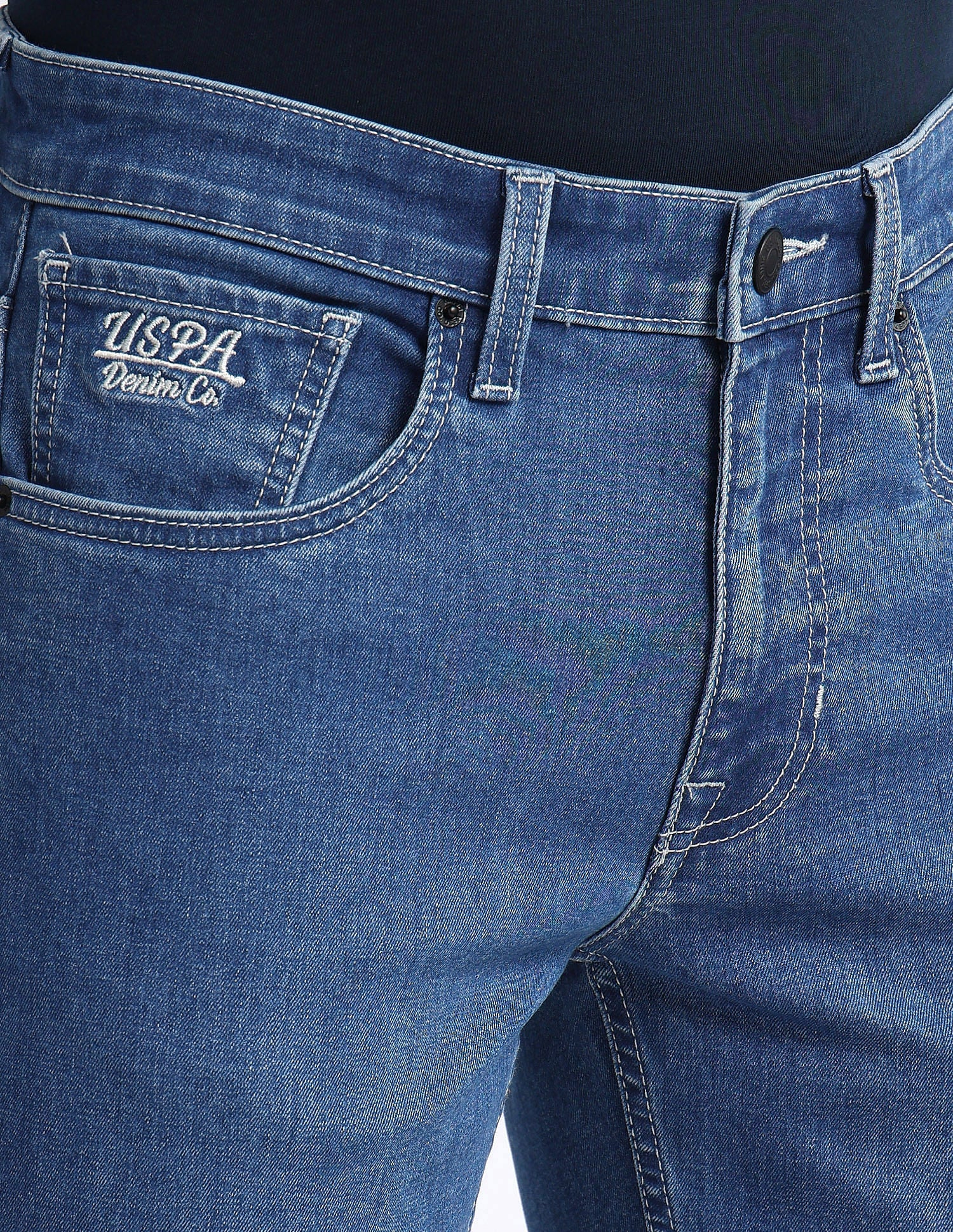 Regallo Skinny Fit Blue Jeans - Image 7