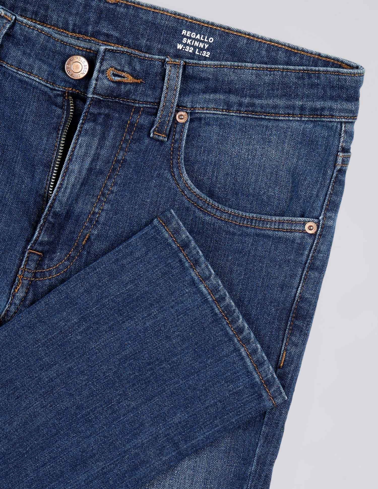 Regallo Skinny Fit Blue Jeans - Image 2