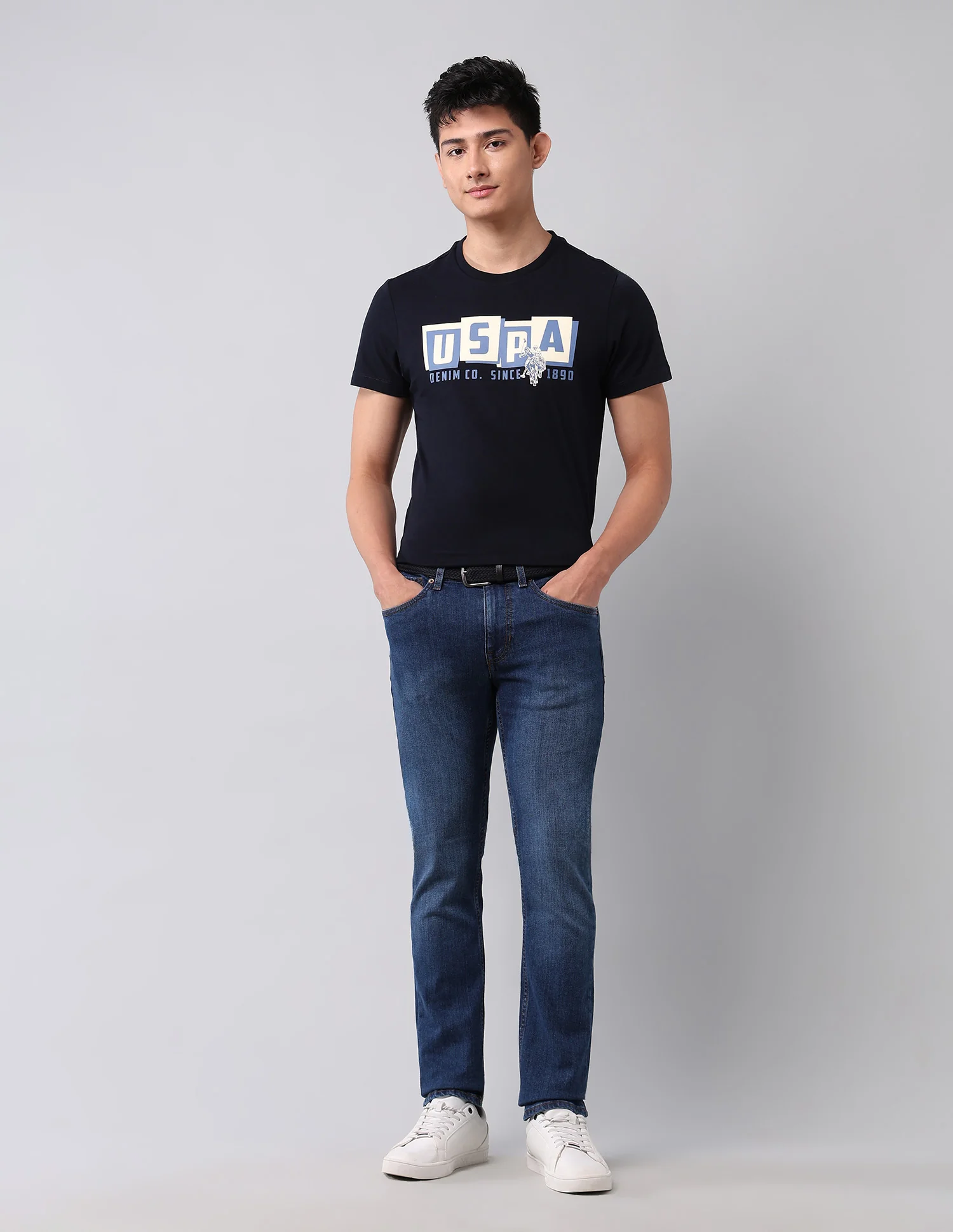 Regallo Skinny Fit Blue Jeans - Image 3